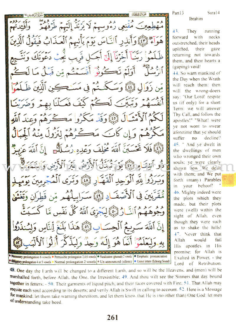 Tajweed Qur’an (With English Translation & Transliteration Pocket Size)