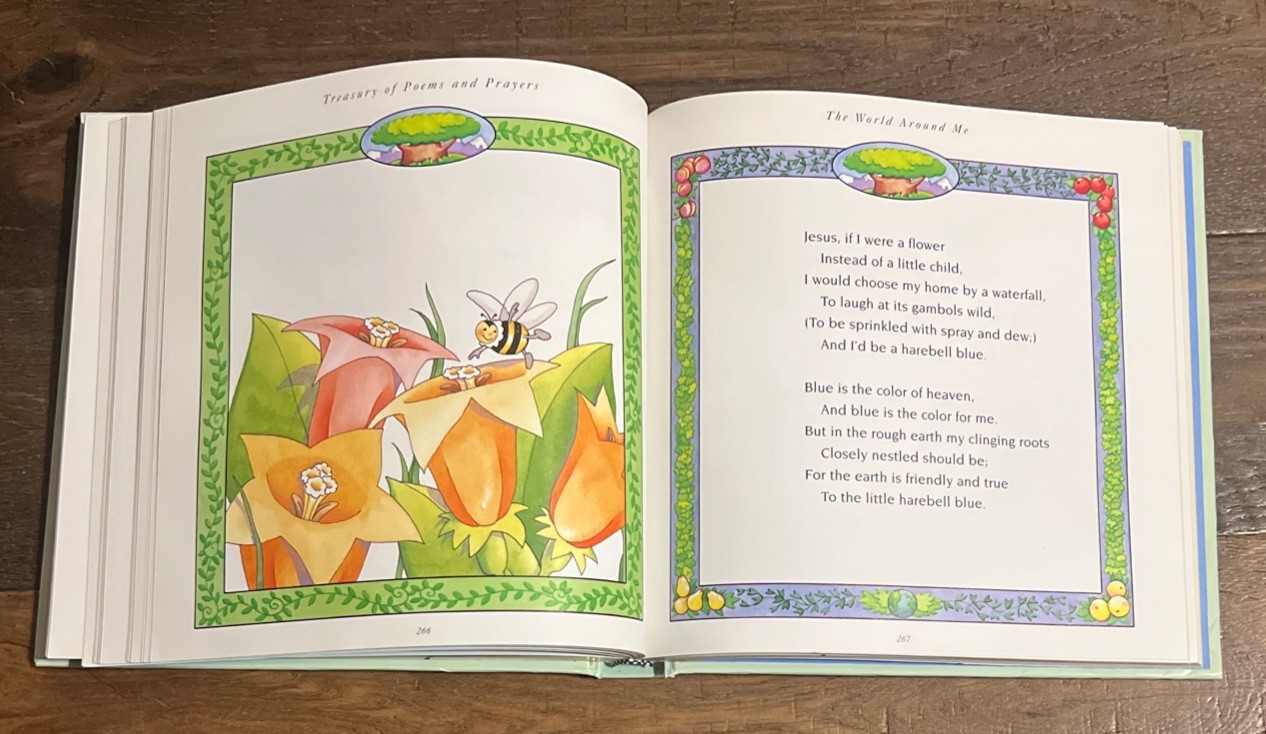 Poems and Prayers for Children Book Lynne Suesse 1999 Vintage Hardcover 1st Ed