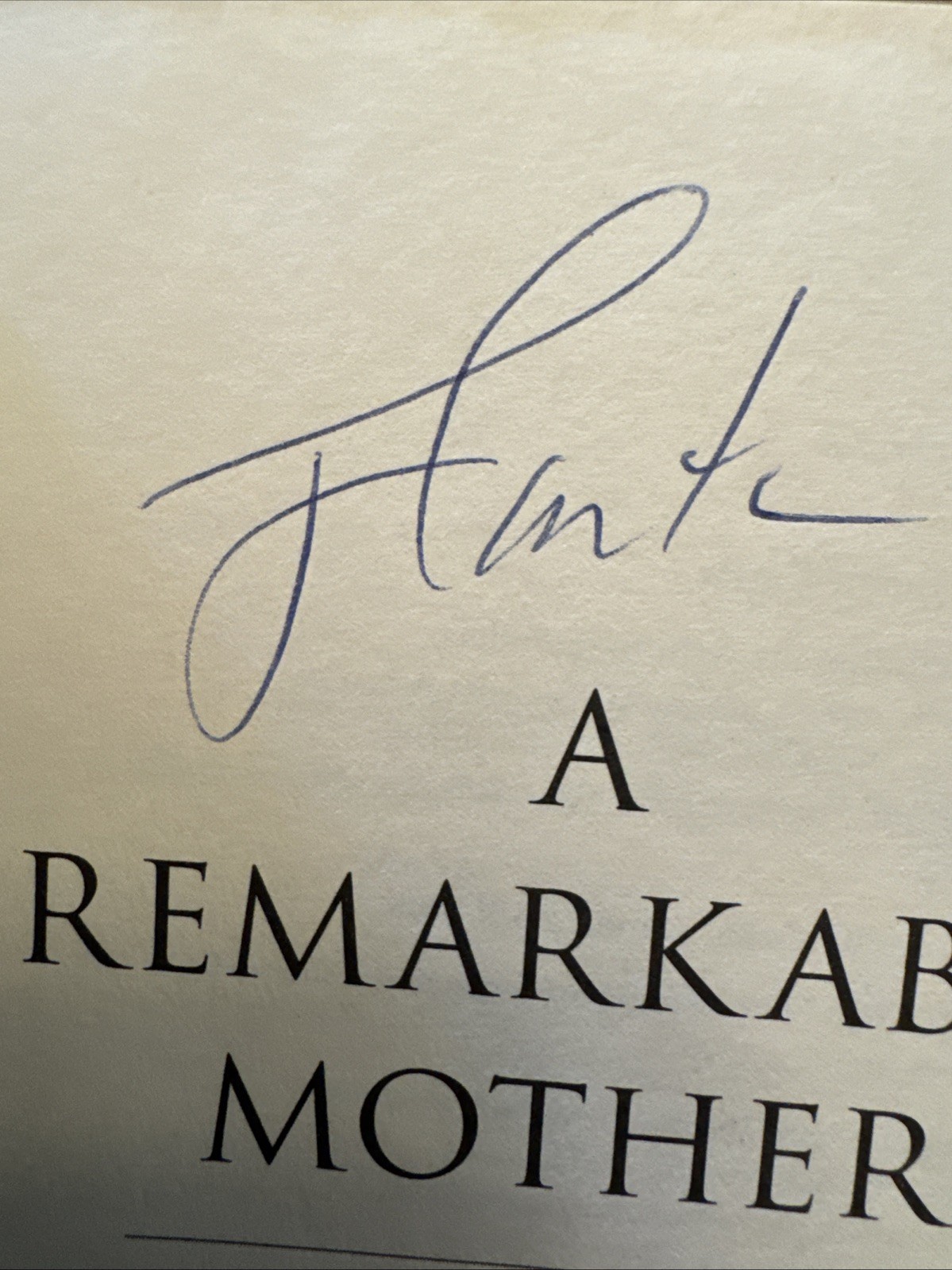 Remarkable Mother by Jimmy Carter (2008, Hardcover) Signed By Jimmy Carter