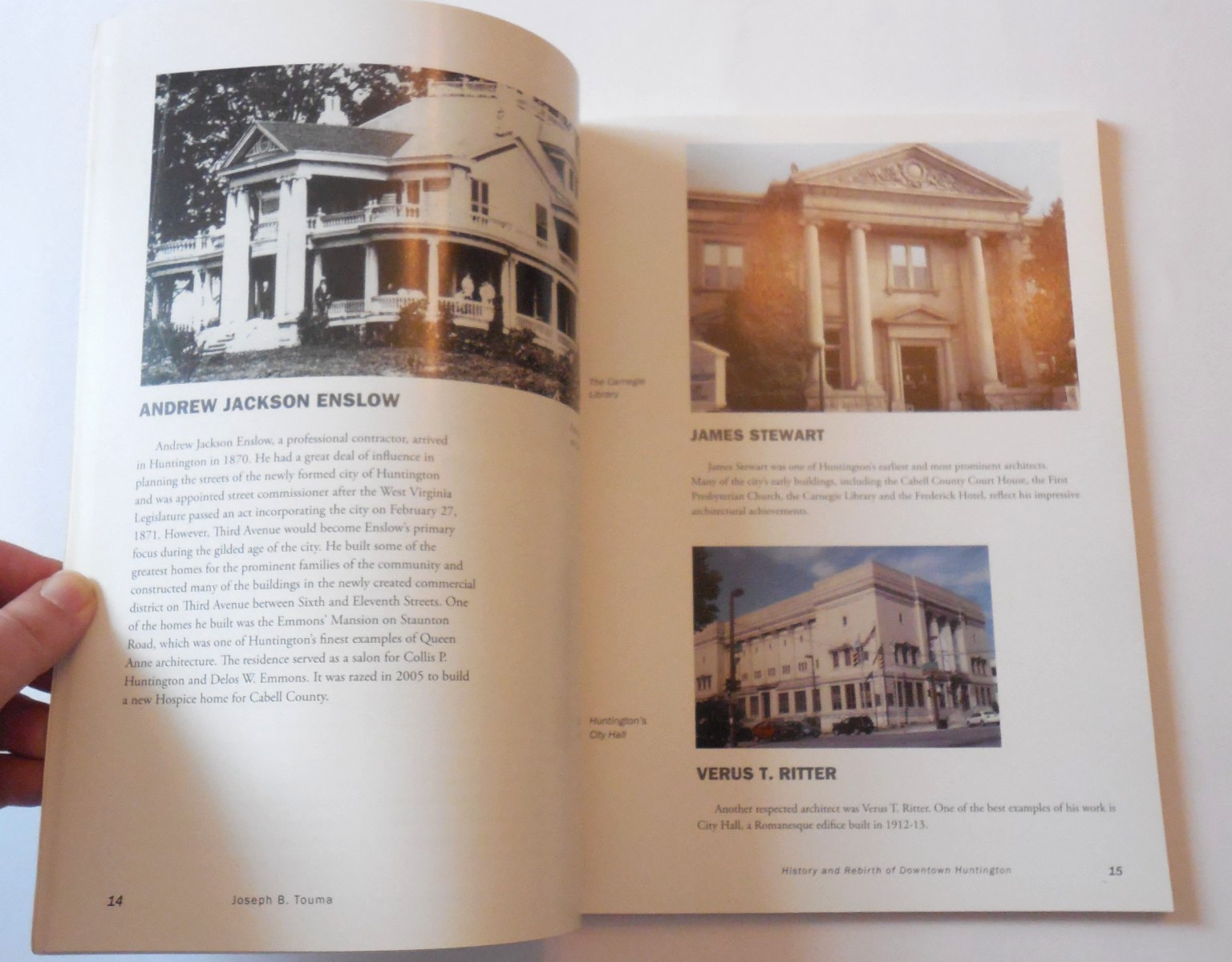 The History And Rebirth Of Downtown Huntington, West Virginia by Joseph Touma PB