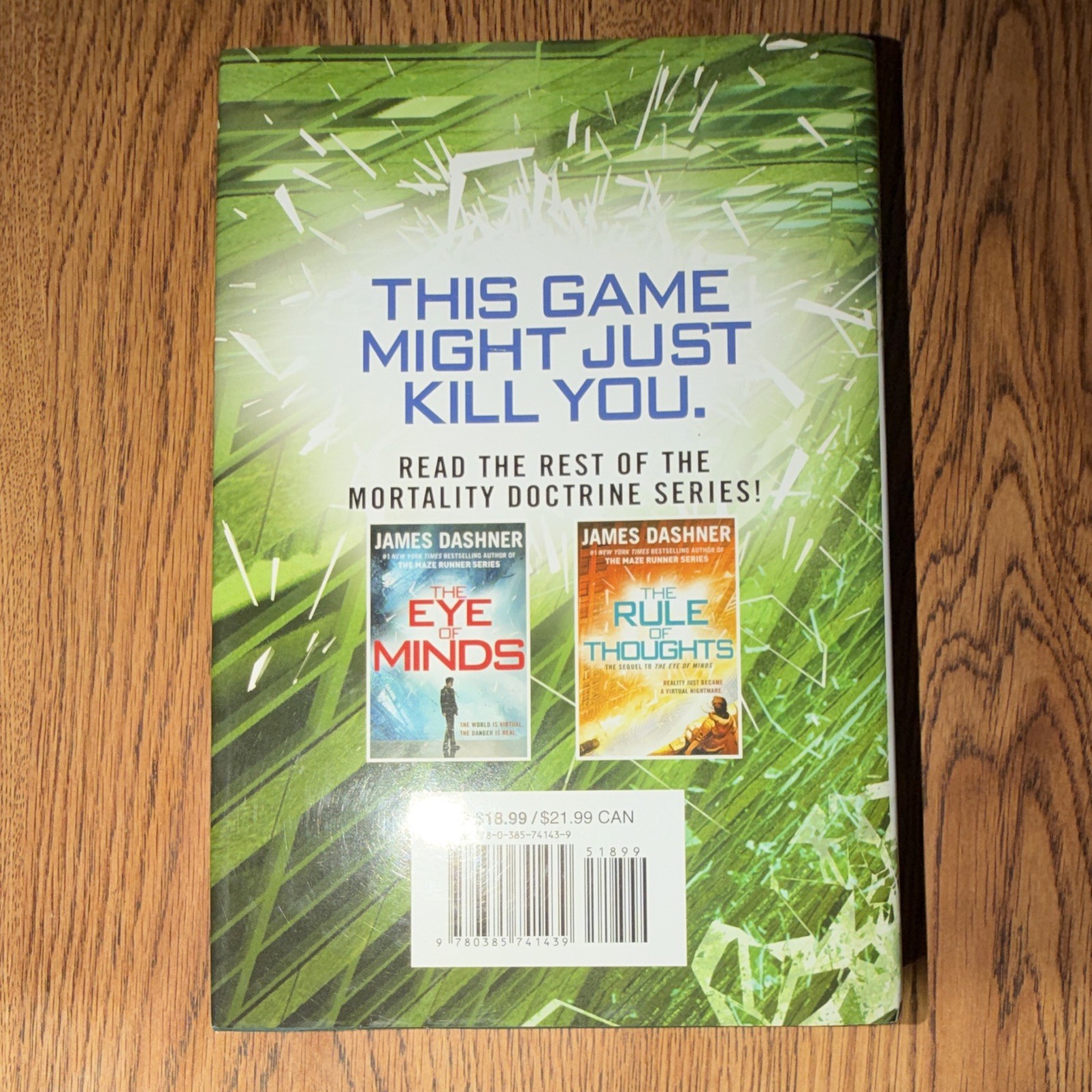 James Dashner Mortality Doctrine set Signed Hardcover 1st ed. 1st print.