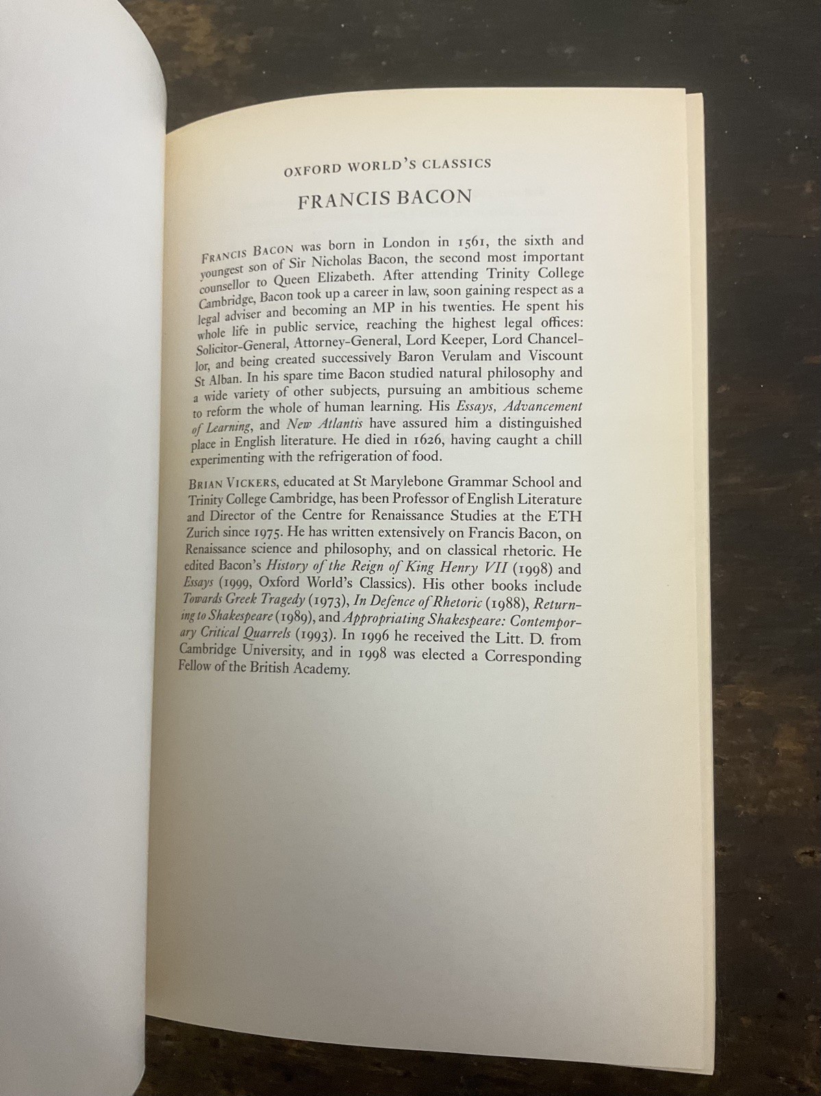Francis Bacon : The Major Works by Francis Bacon (2002, Uk-Trade Paper)
