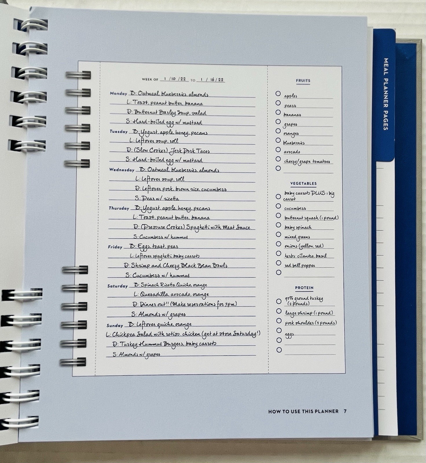 Skinny Taste Ultimate Meal Planner Gina Homolka First Edition Spiral Bound