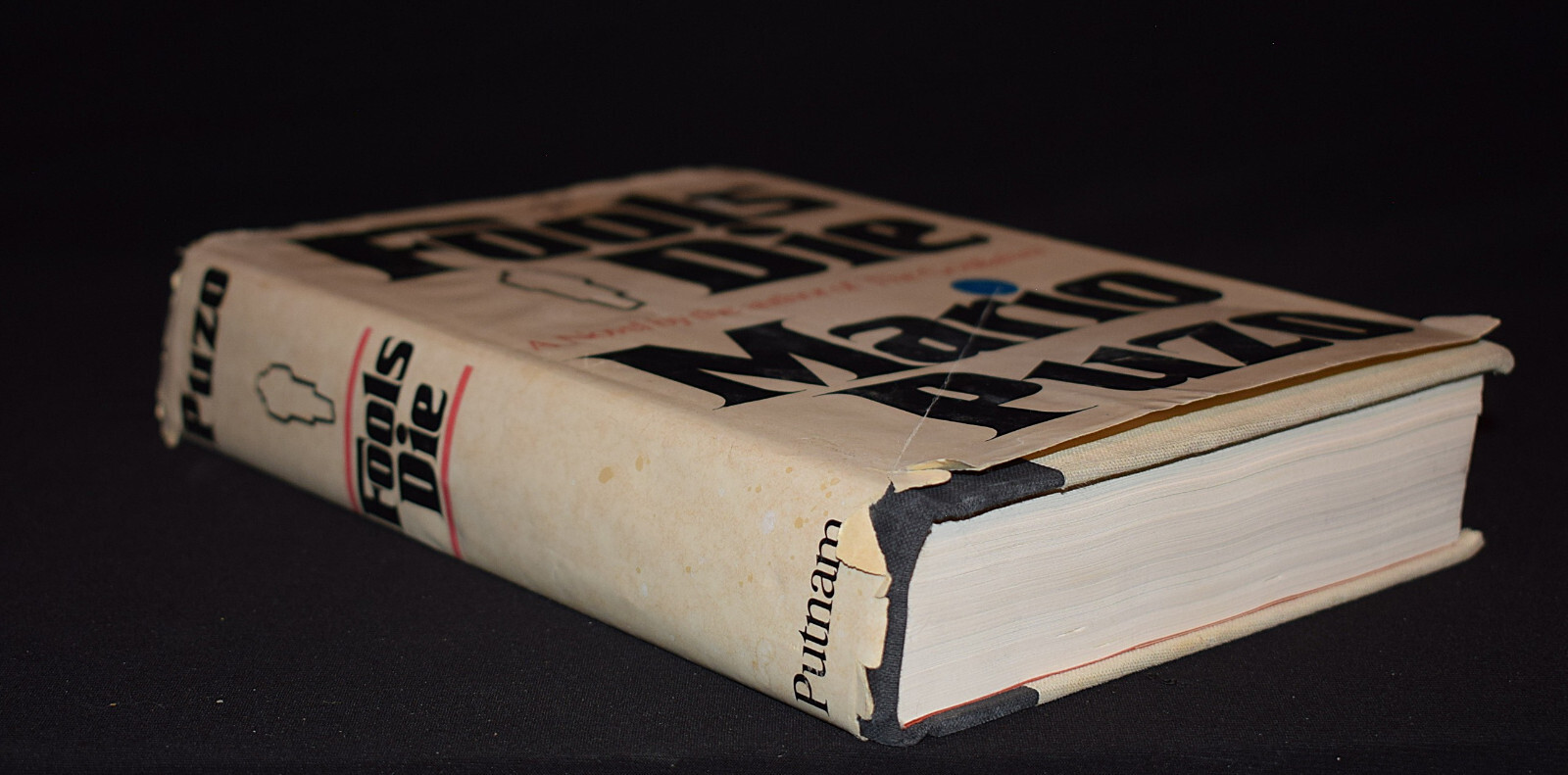 Fools Die by Mario Puzo ~ Pages 572 ~ Hardcover ~ W/ Dust Jacket
