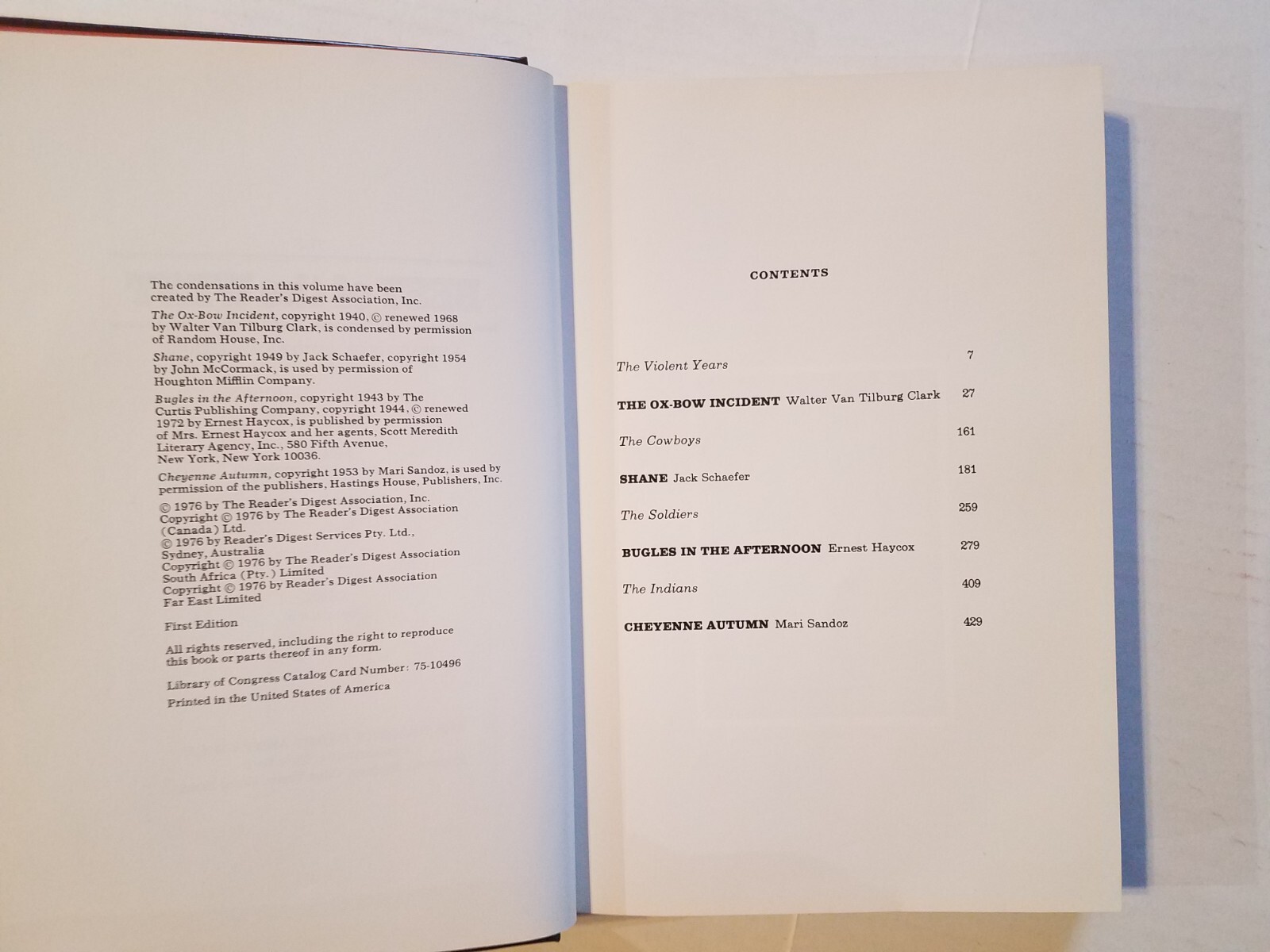 Best of the West Vol. 2 A Treasury of Western Adventure HC Readers Digest