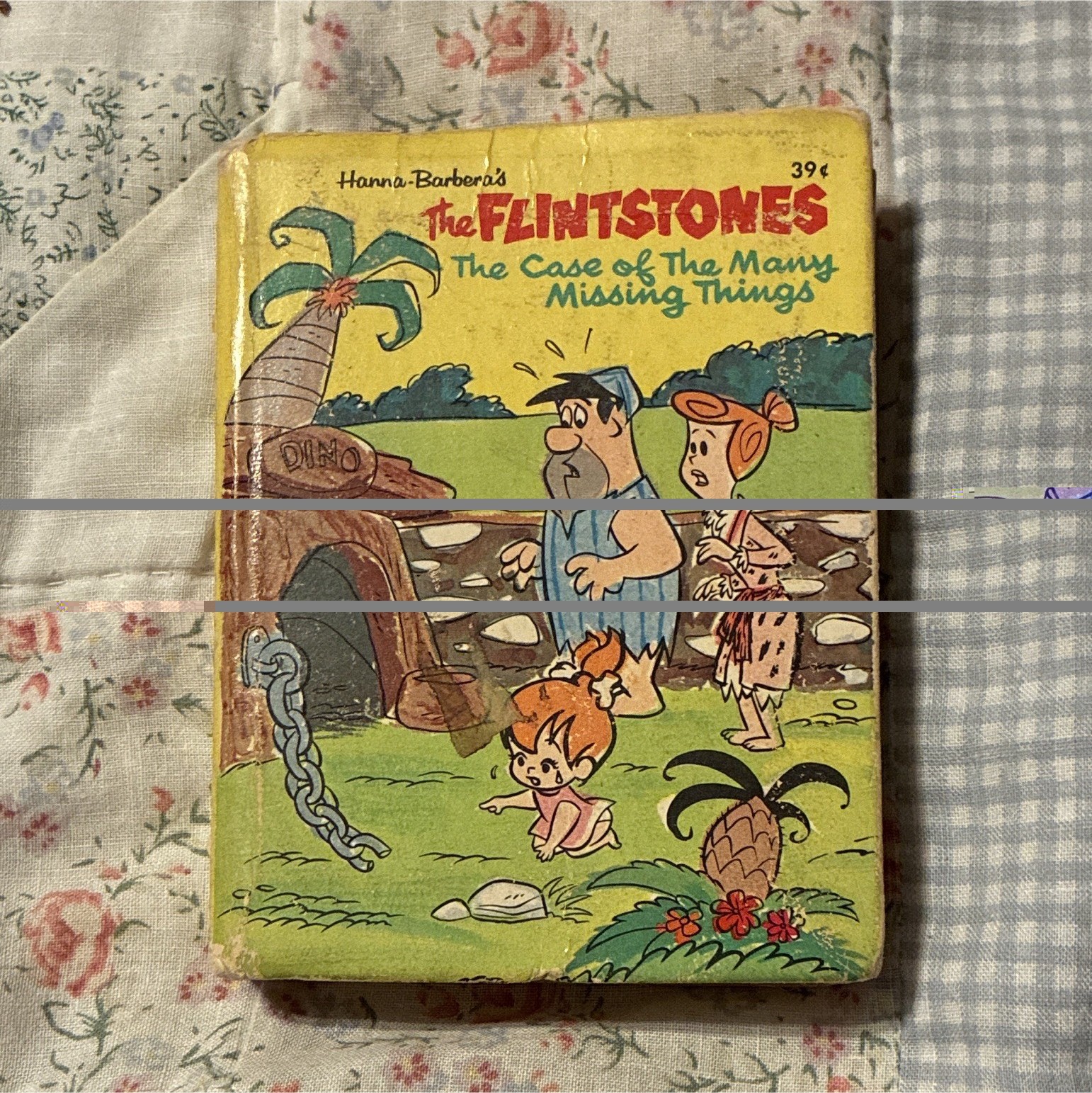 The Flintstones Mystery of Many Missing Things HC Big Little Book 1968