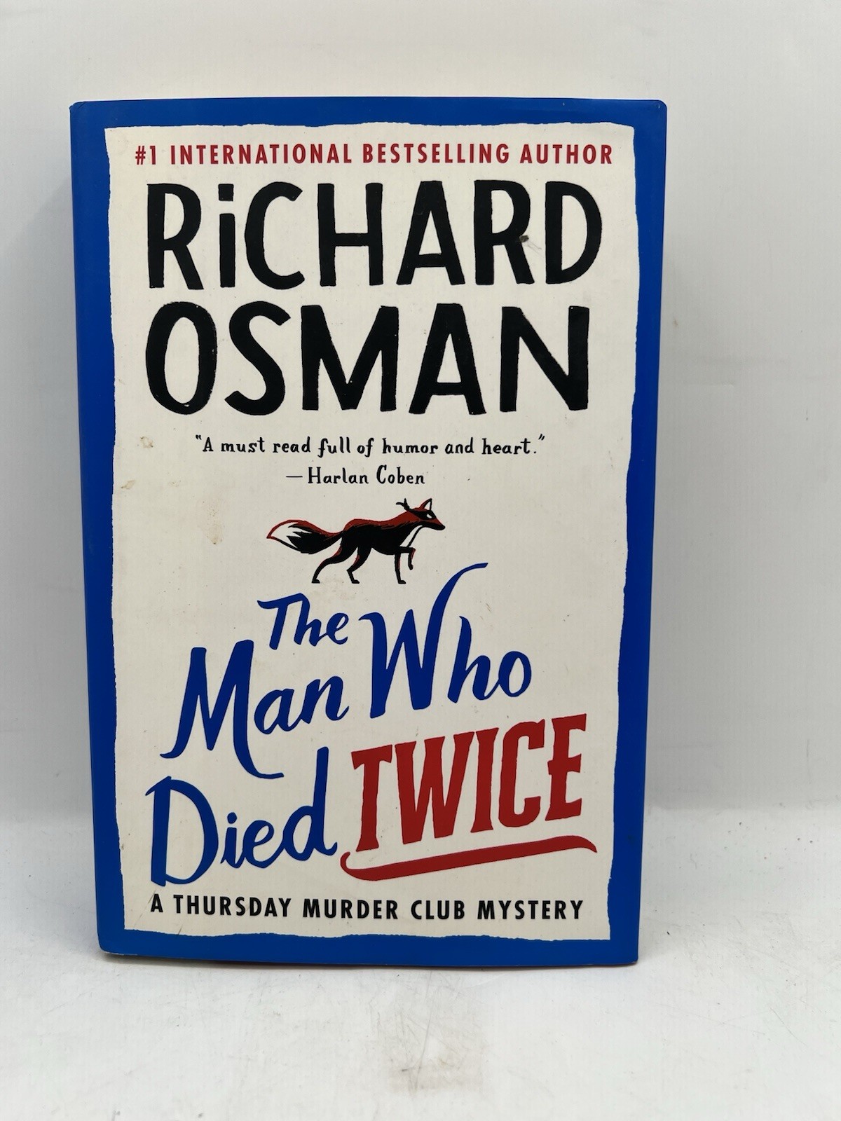 The Man Who Died Twice Richard Osman 1st Edition/1st Print Hardcover DJ