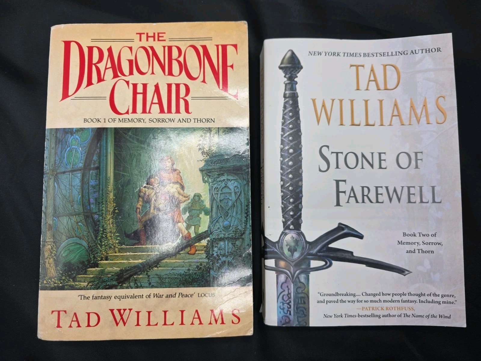 Tad Williams Lot Memory Sorrow and Thorn Dragonbone Chair Stone of Farewell