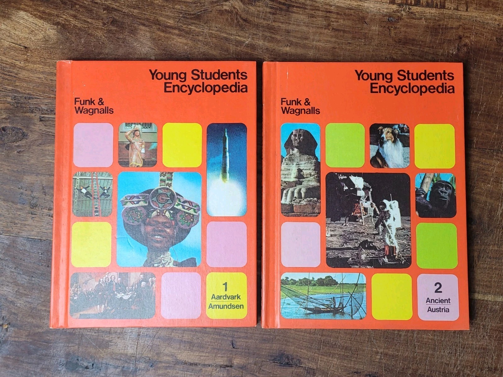 YOUNG STUDENTS ENCYCLOPEDIA (20 VOLUME SET) BY Funk & Wagnalls HARDCOVER 1972/73