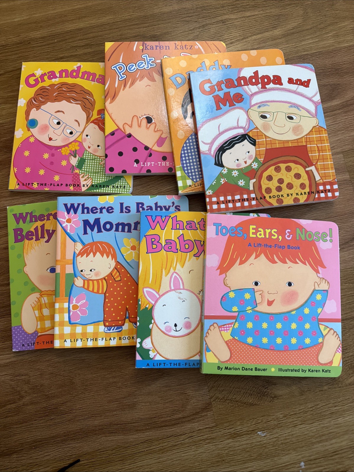 The Complete Karen Katz Collection Of 8 Lift The Flap Story Board Books 2007