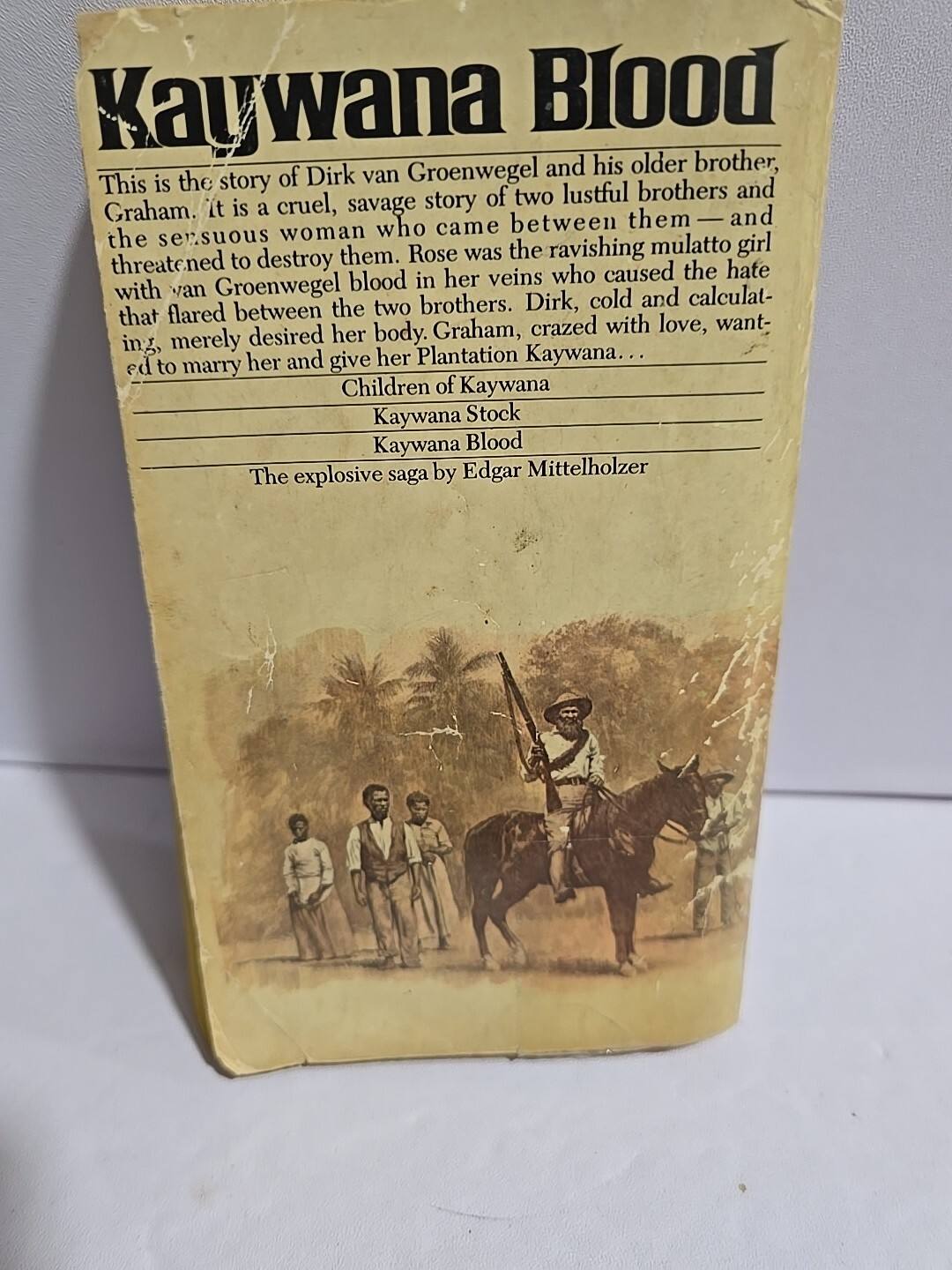 Kaywana Blood by Edgar Mittelholzer 1978 Paperback First Bantam Edition print