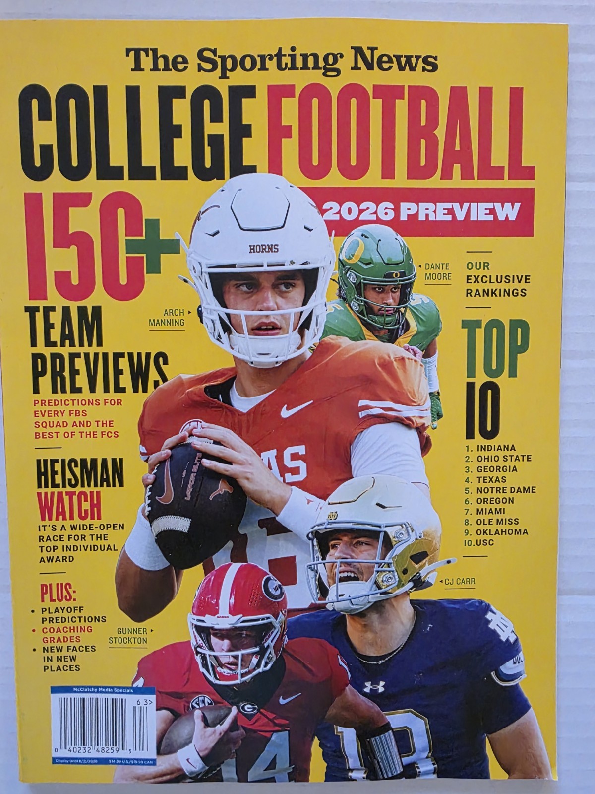THE SPORTING NEWS COLLEGE FOOTBALL 2026 PREVIEW 150+ TEAM PREVIEWS