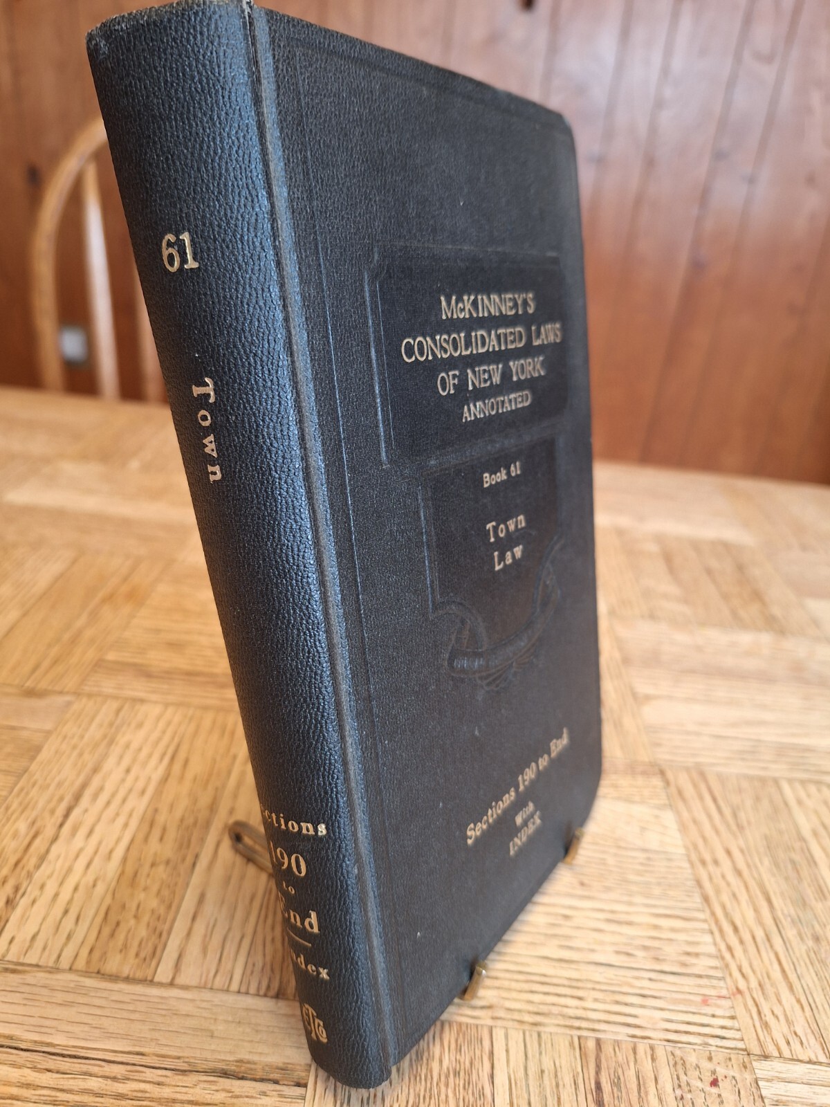 McKINNEY’S CONSOLIDATED LAWS OF NEW YORK ANNOTATED BOOK 61 TOWN LAW HARD COVER
