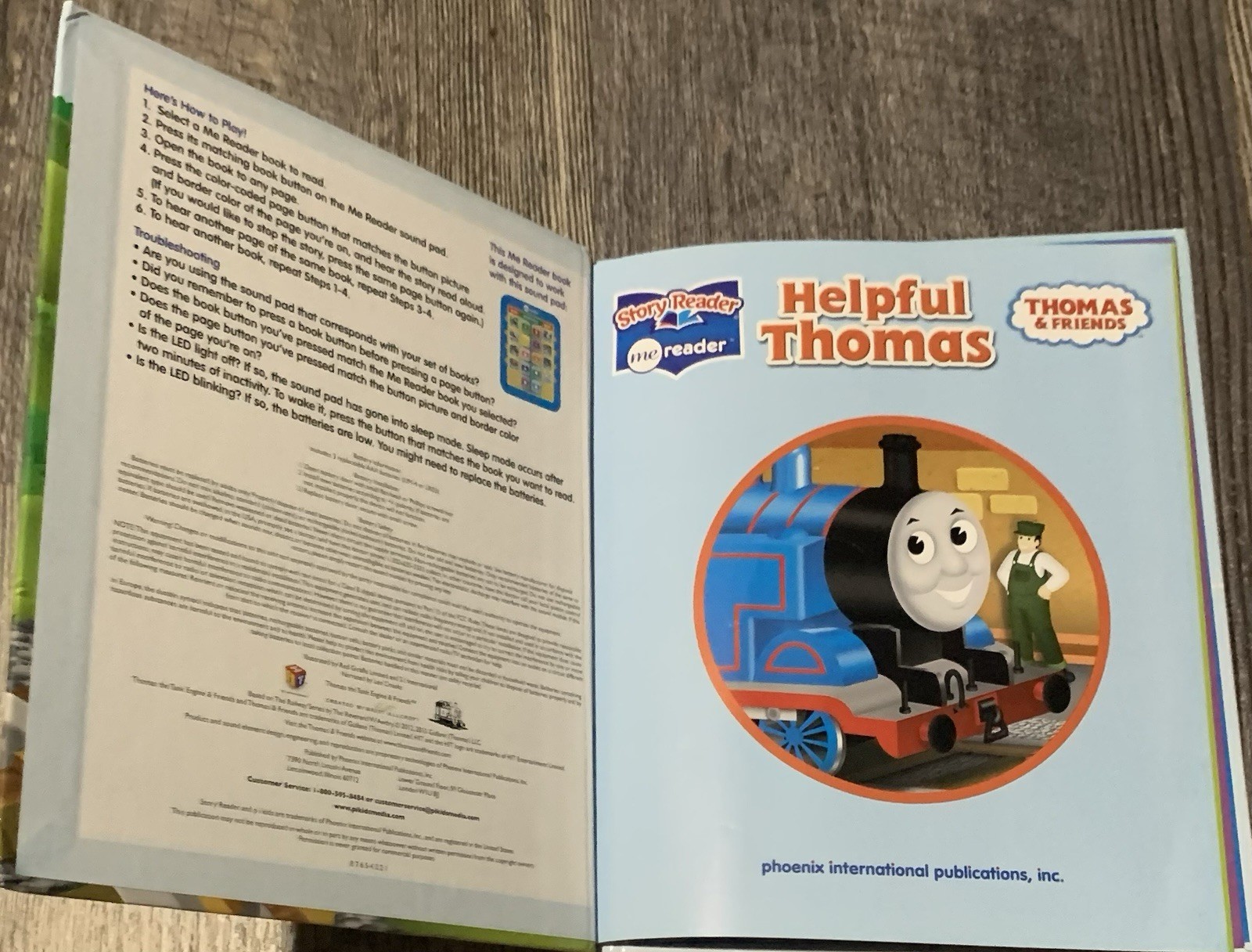 Lot Of 2: 1st HC Ed. Thomas & Friends Story Reader MeReader Books Set 2010s GOOD