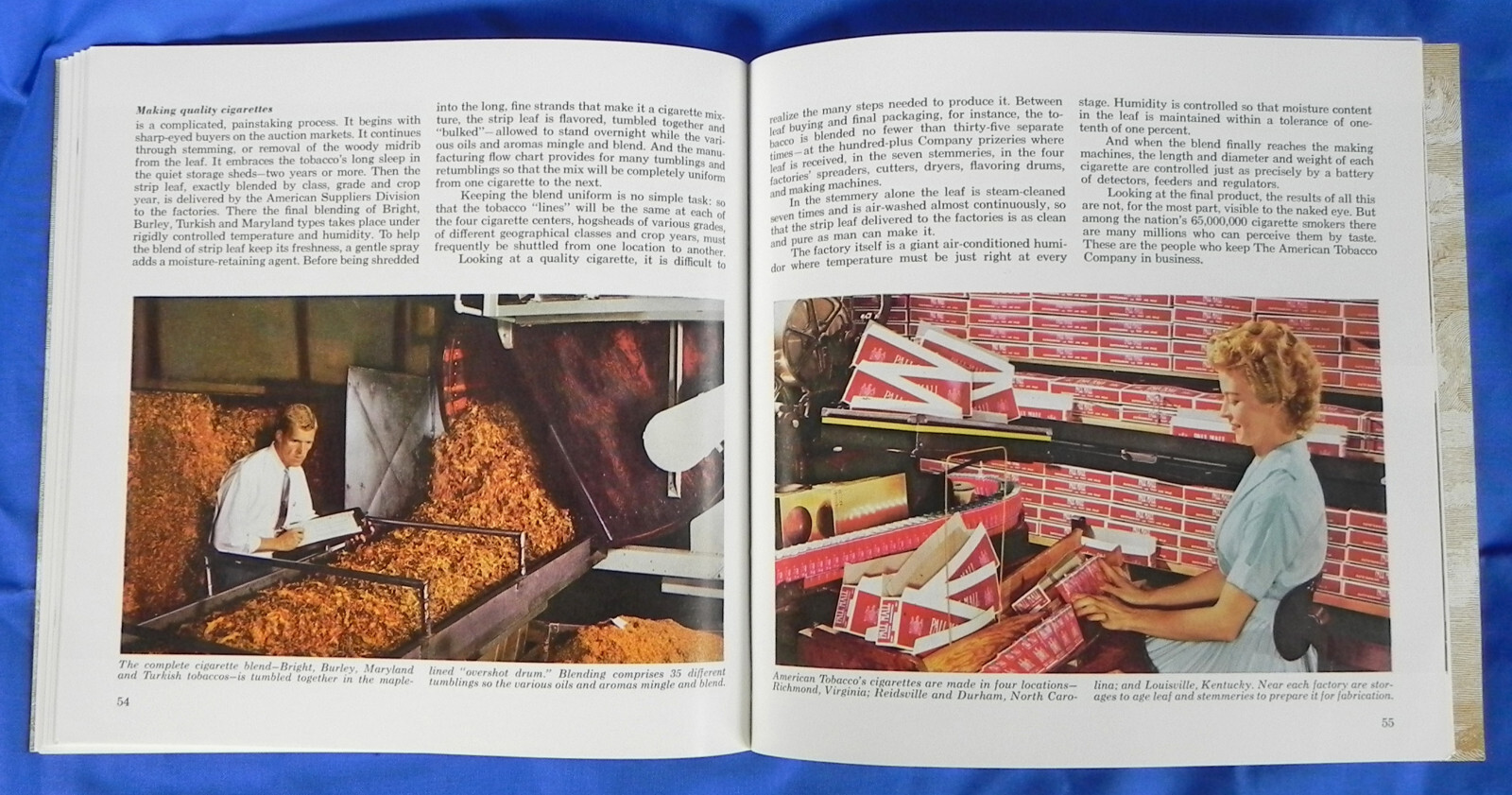 „the American Tobacco story“ 1964 Softcover Book, 64 Pages, US Company History