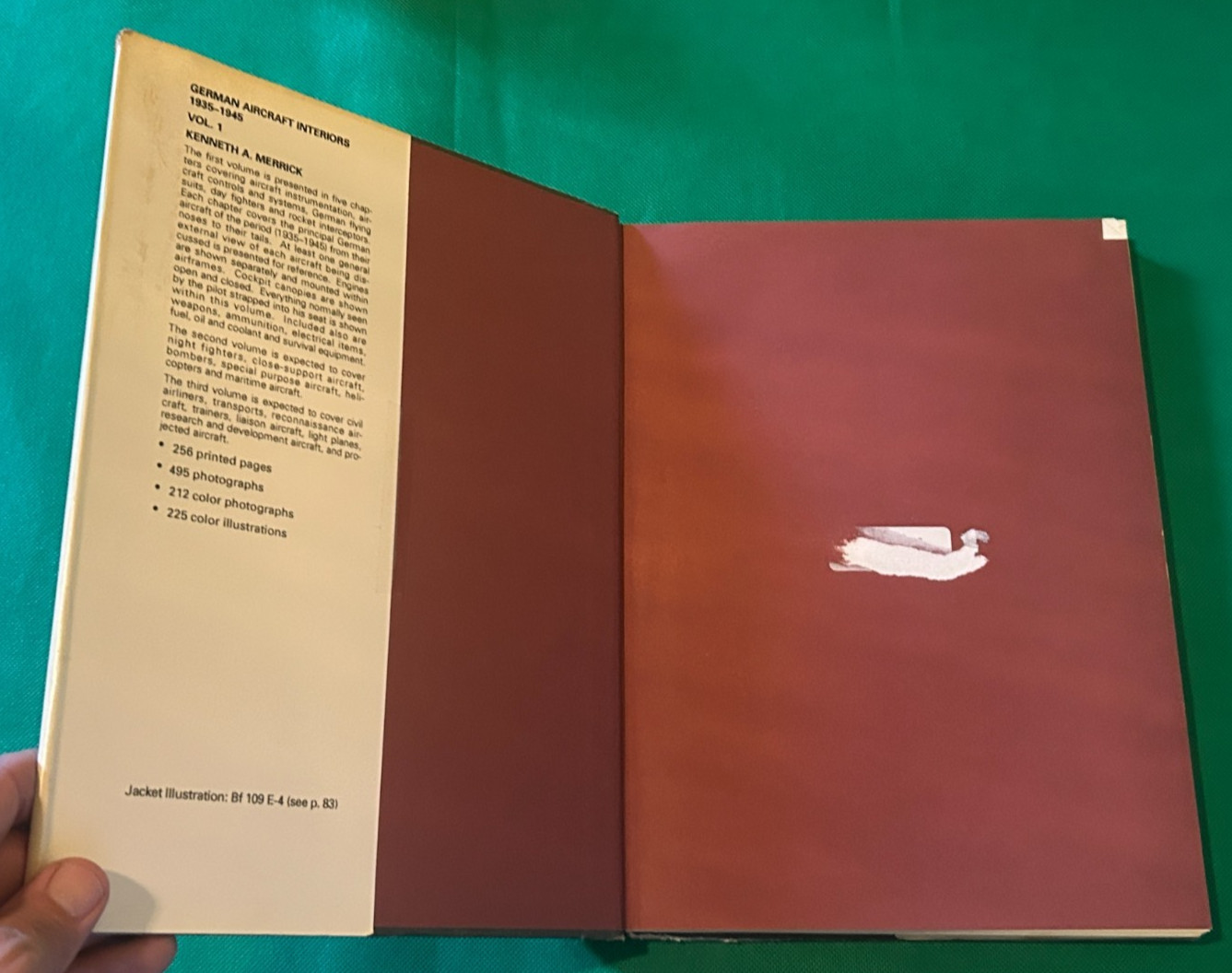 German Aircraft Interiors 1935-1945 Vol. 1 Hardcover Book Kenneth A. Merrick
