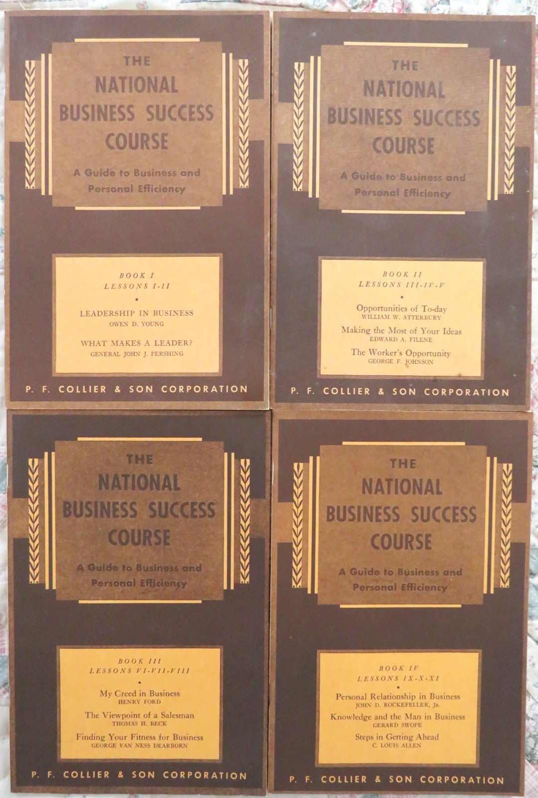 Vintage 1935 National Business Success Course~Guide 2 Personal Efficiency 22 Vol
