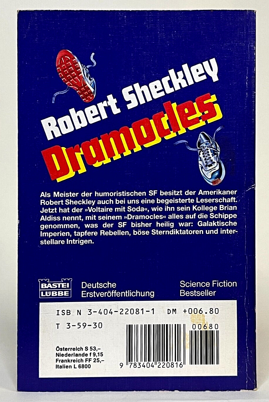ROBERT SHECKLEY Dramocles GERMAN Paperback PB Bastei Lübbe Science Fiction 1983