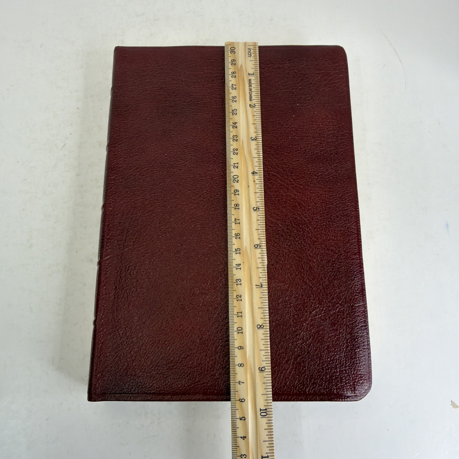 Kenneth Copeland Reference Ed. KJV Holy Bible Red Letter 1991 Genuine Leather