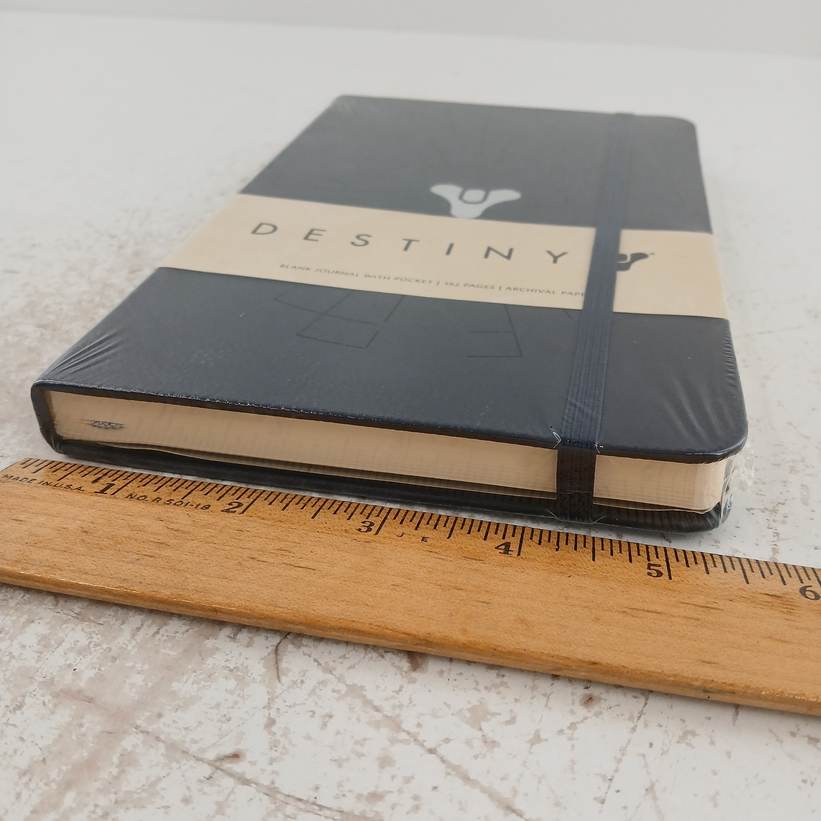 Destiny Blank Journal 192 Pages Archival Paper Notebook w/ Pocket – New Sealed