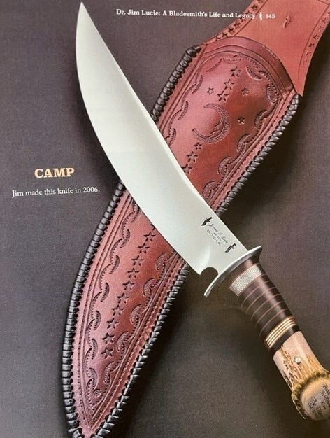 Dr. Jim Lucie: A Bladesmith’s Life & Legacy -New Hardbound Book with 300+ photos