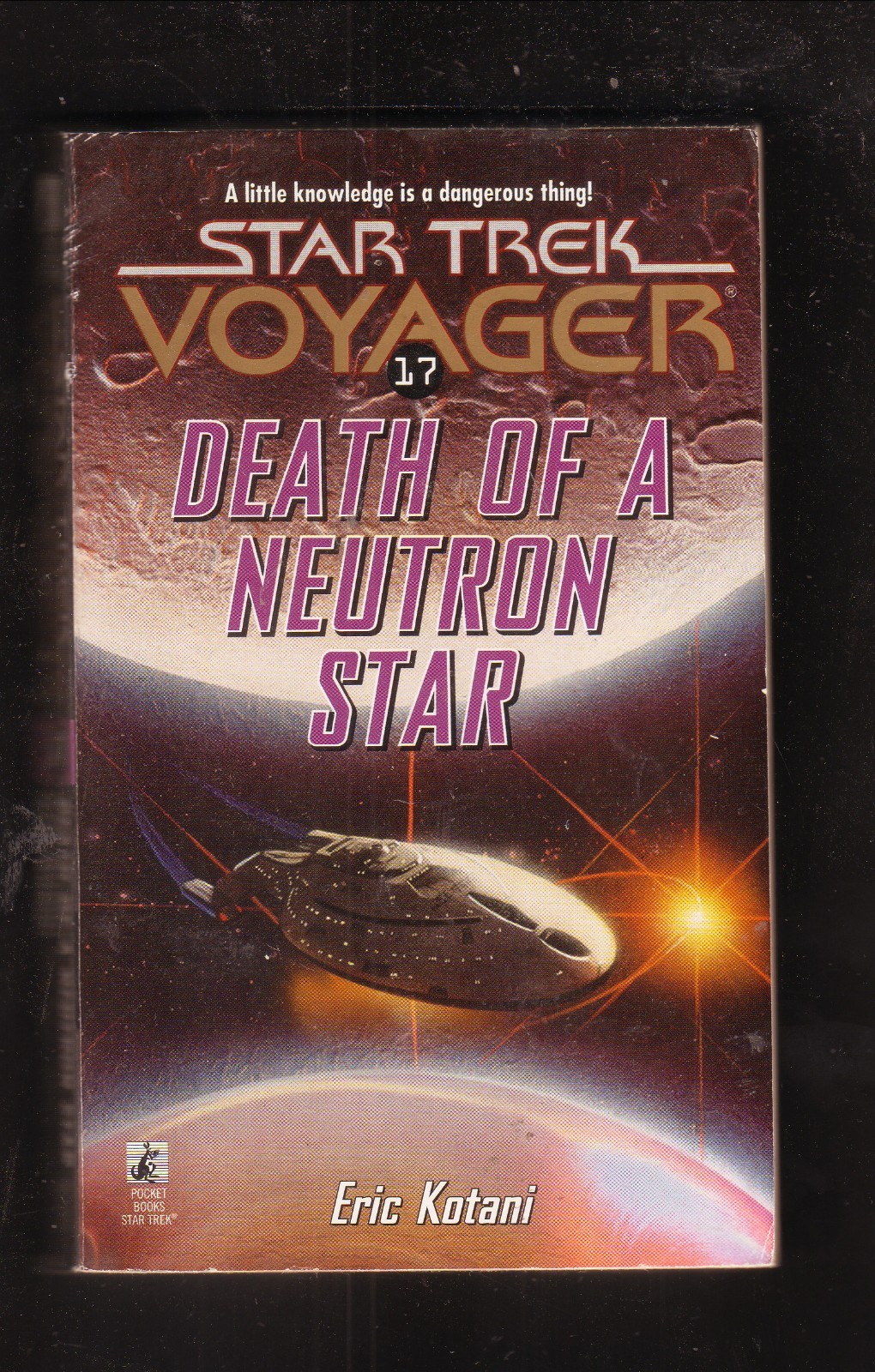 1999 Star Trek Voyager Death of a Neutron Star 1st Edition Pocket Books