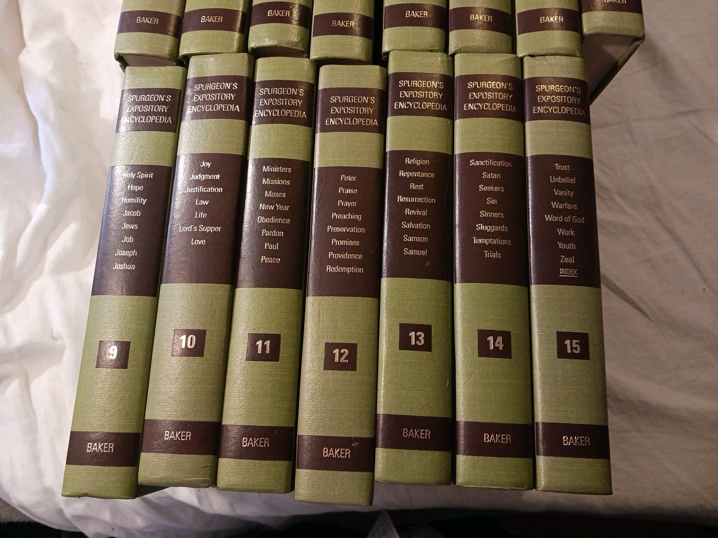 Spurgeon’s Expository Encyclopedia in 15 volumes, Baker book house 1984 #S7