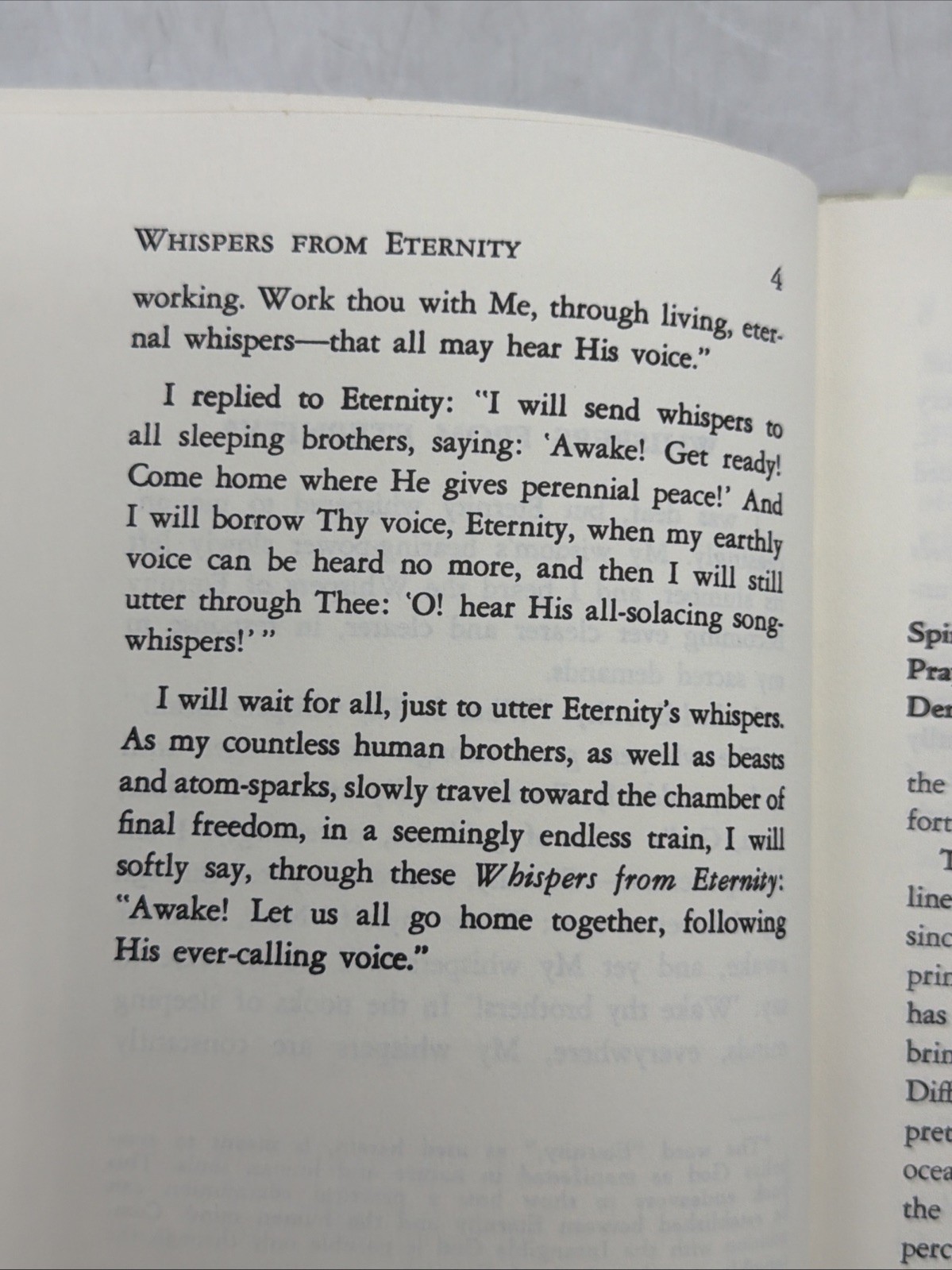 Paramahansa Yogananda Whispers from Eternity Leatherbound Hardcover 1st Version