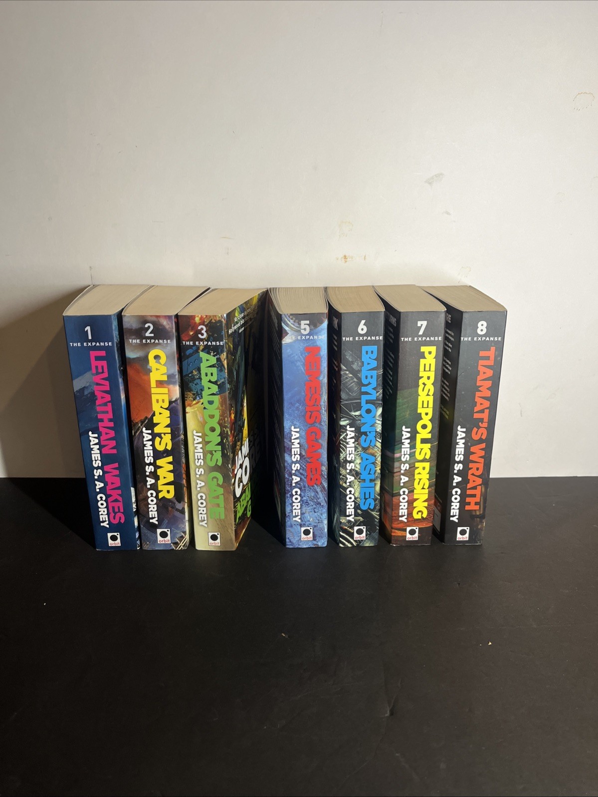 The Expanse Series / James S. A. Corey /7 Book set (1-3, 5-8). Orbit Publishing