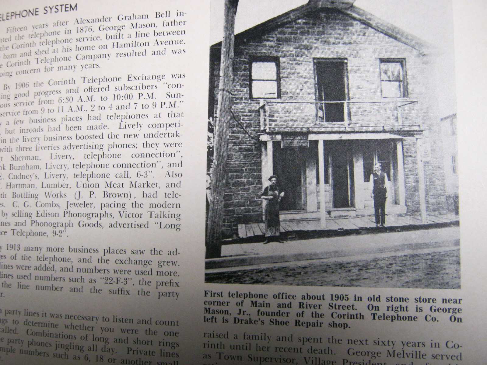 TOWN CORINTH NY ADIRONDACK CENTENNIAL HISTORY BOOK 125 PAGES