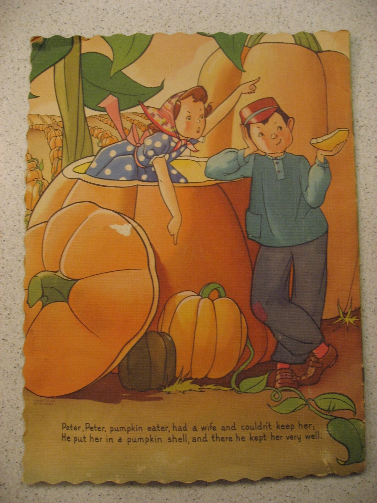 Vintage Whitman Publishing Nursery Rhymes 1942 Paperback Children’s Book