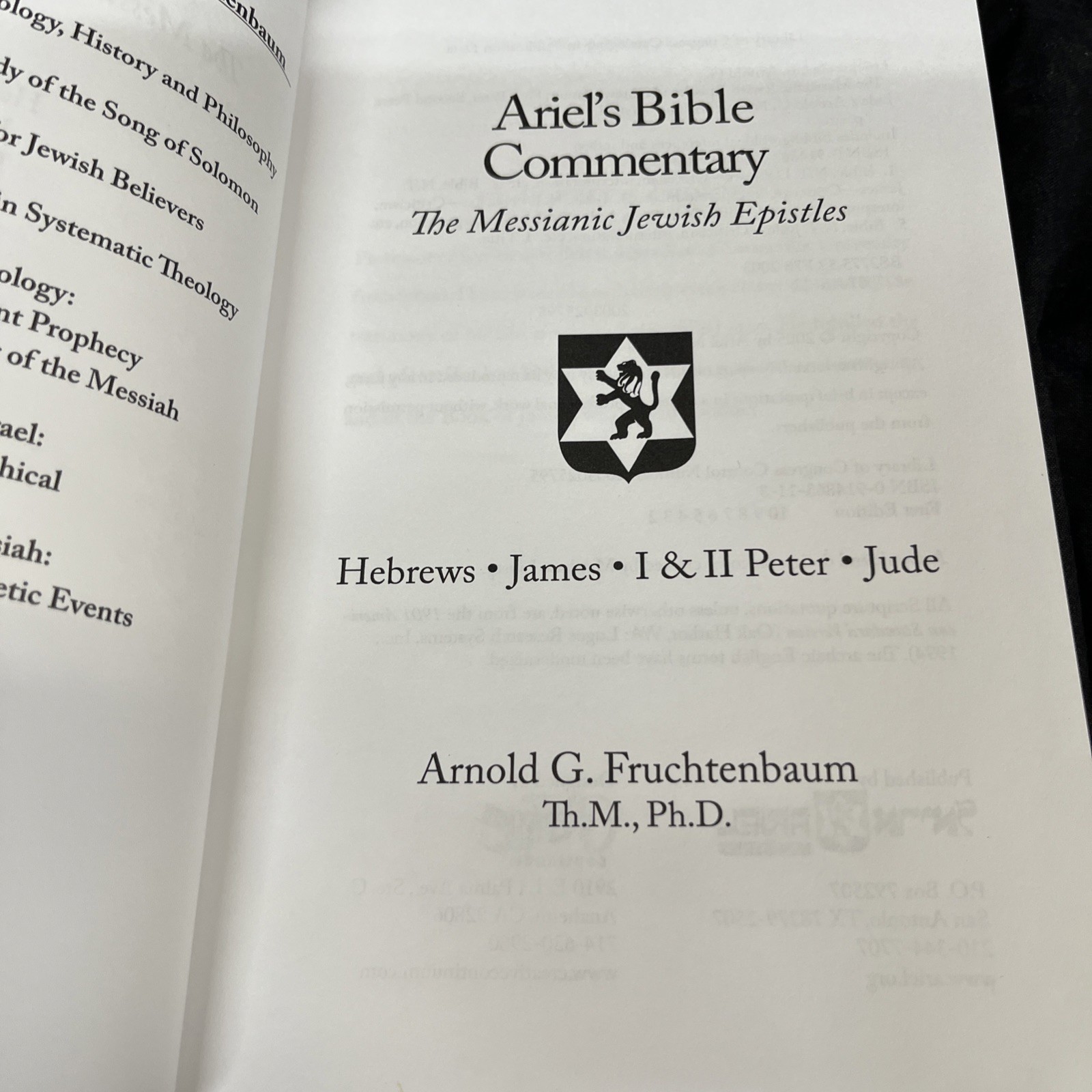 Lot Of Two Ariel’s Bible Commentary Volumes One And Two (2005) Hardcover