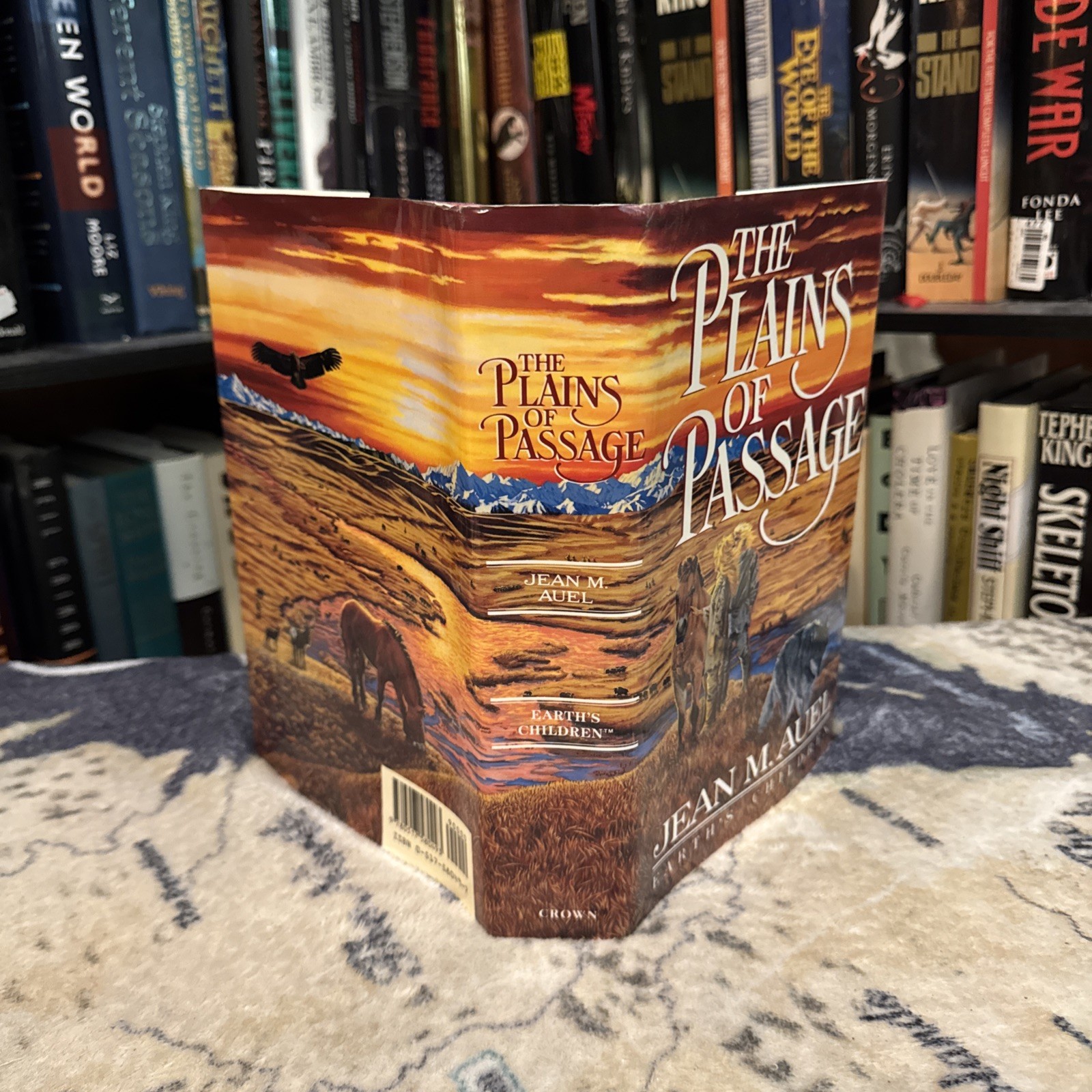 The Plains of Passage – Jean M. Auel (Hardcover) 1st/1st, Full-Sized, Cave Bear