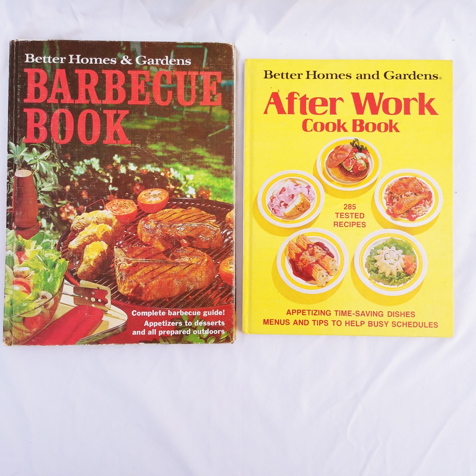 Better Homes And Gardens Cookbook Barbecue After Work Lot Of 2