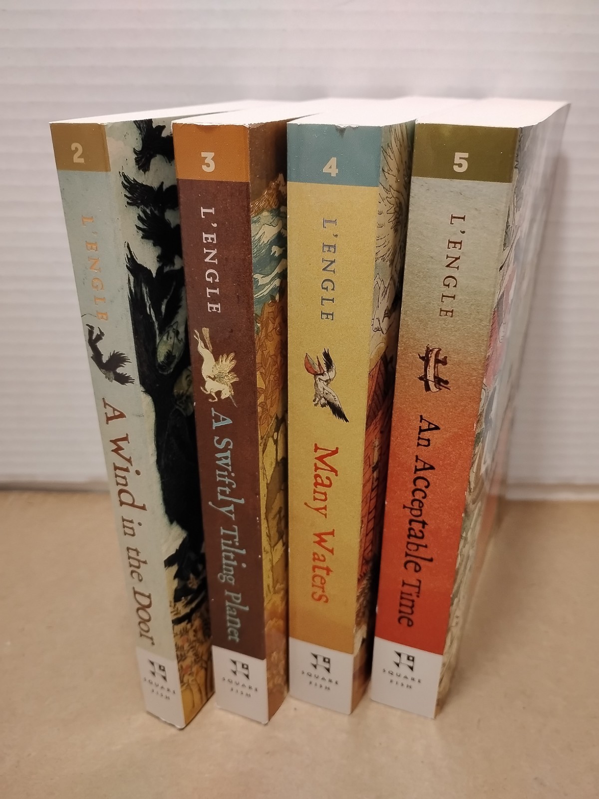 Wrinkle in Time Quintet : Vols. 2 thru 5 by Madeline L Engle – (4) Like New PB
