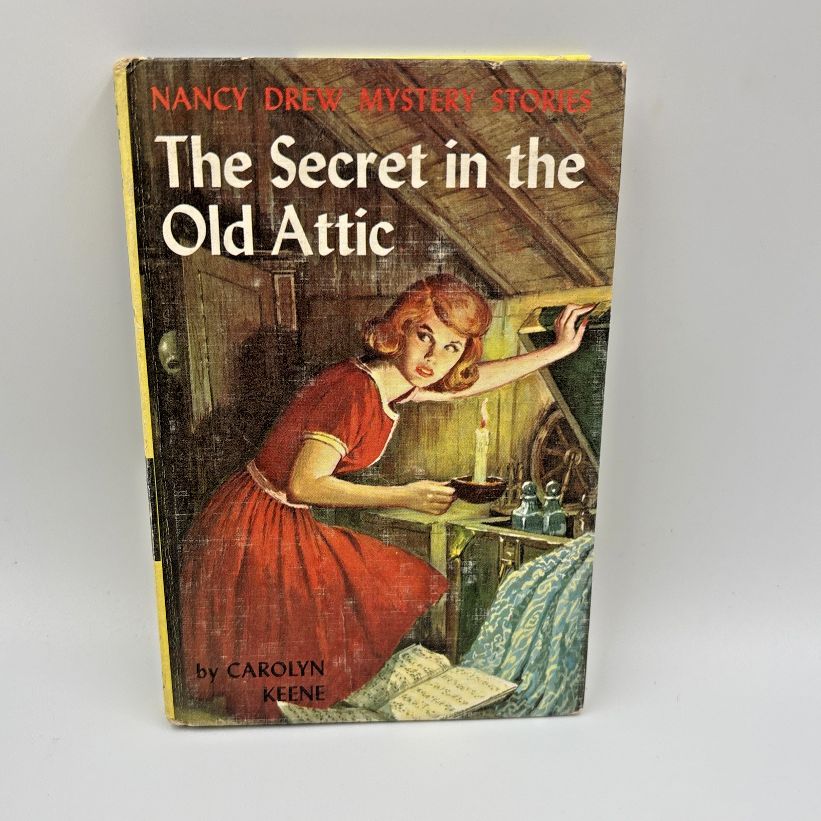 9 Vintage 1930s -50s Nancy Drew Books Covers Blue Yellow Carolyn Keene