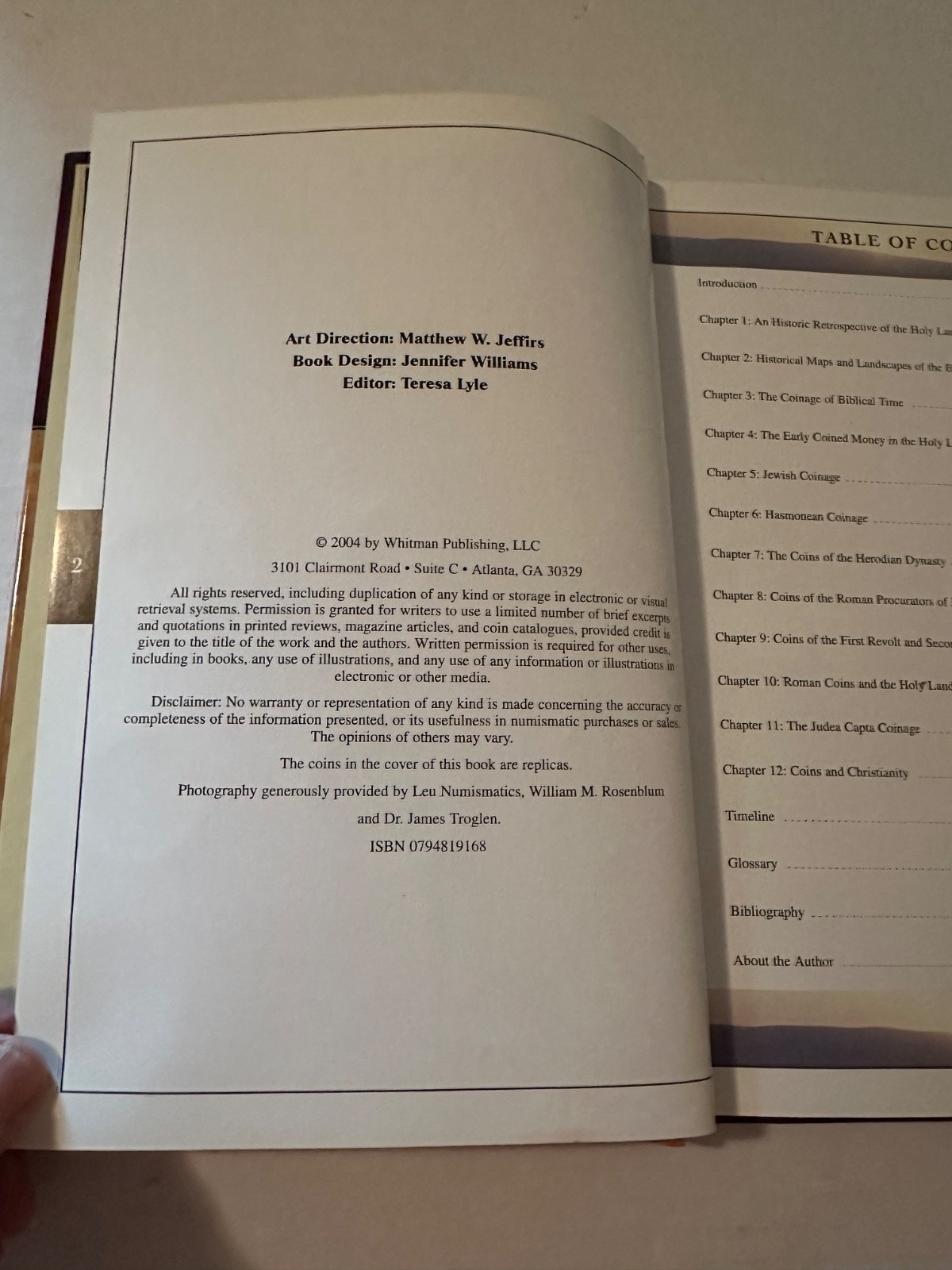 COINS OF THE BIBLE – HARDBACK BOOK BY ARTHUR L. FRIEDBERG