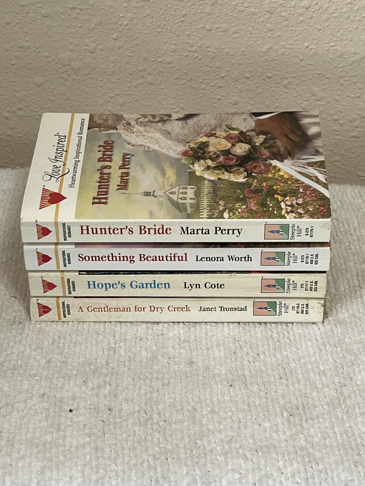 Steeple Hill Love Inspired Series Lot 4 Paperback Books