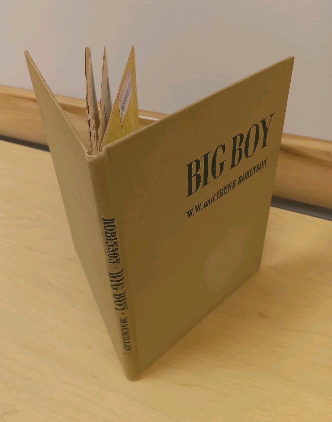 Big boy, by Robinson, W. W The Macmillan Company A Wartime Book 1944 Read