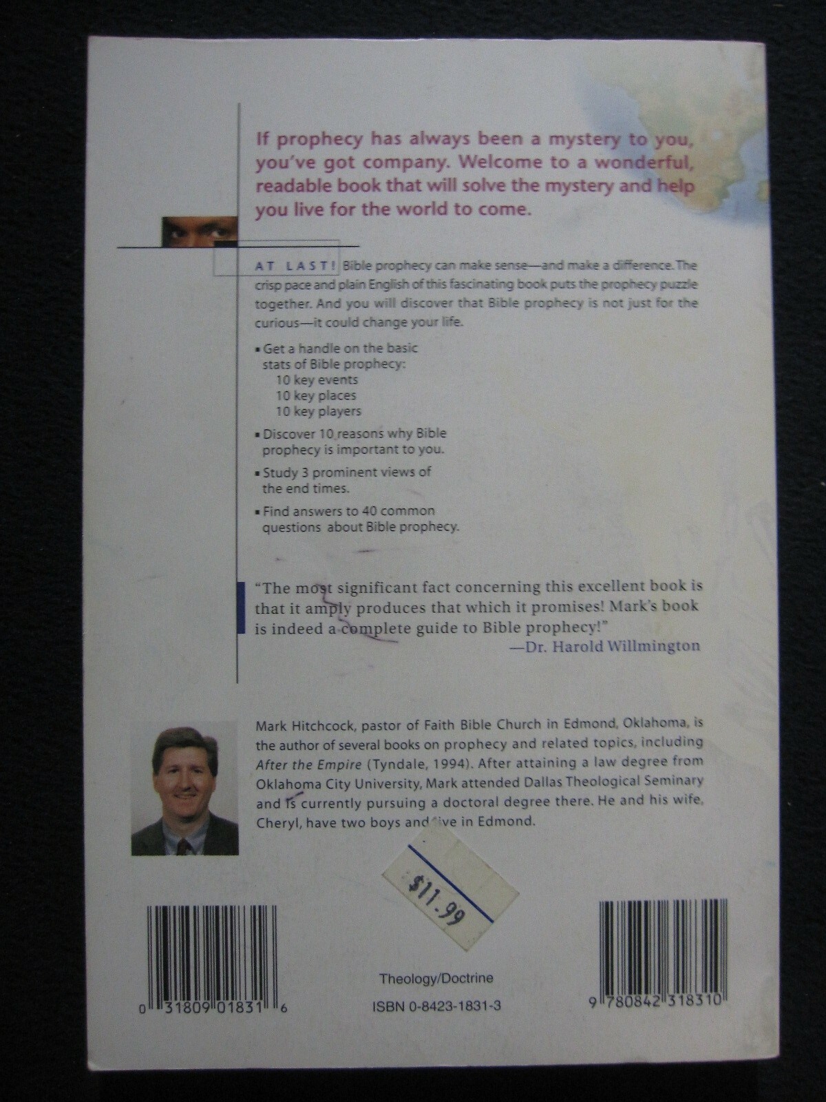 The Complete Book of Bible Prophecy [Paperback] Hitchcock, Mark
