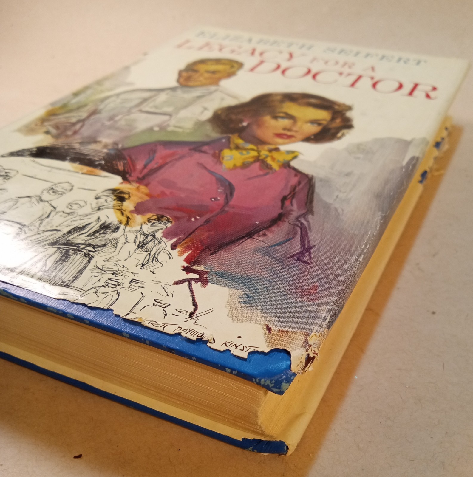 „Legacy For A Doctor“ Novel. Vgt 1963. Elizabeth Seifert. 272 Pages. Sad Dust…