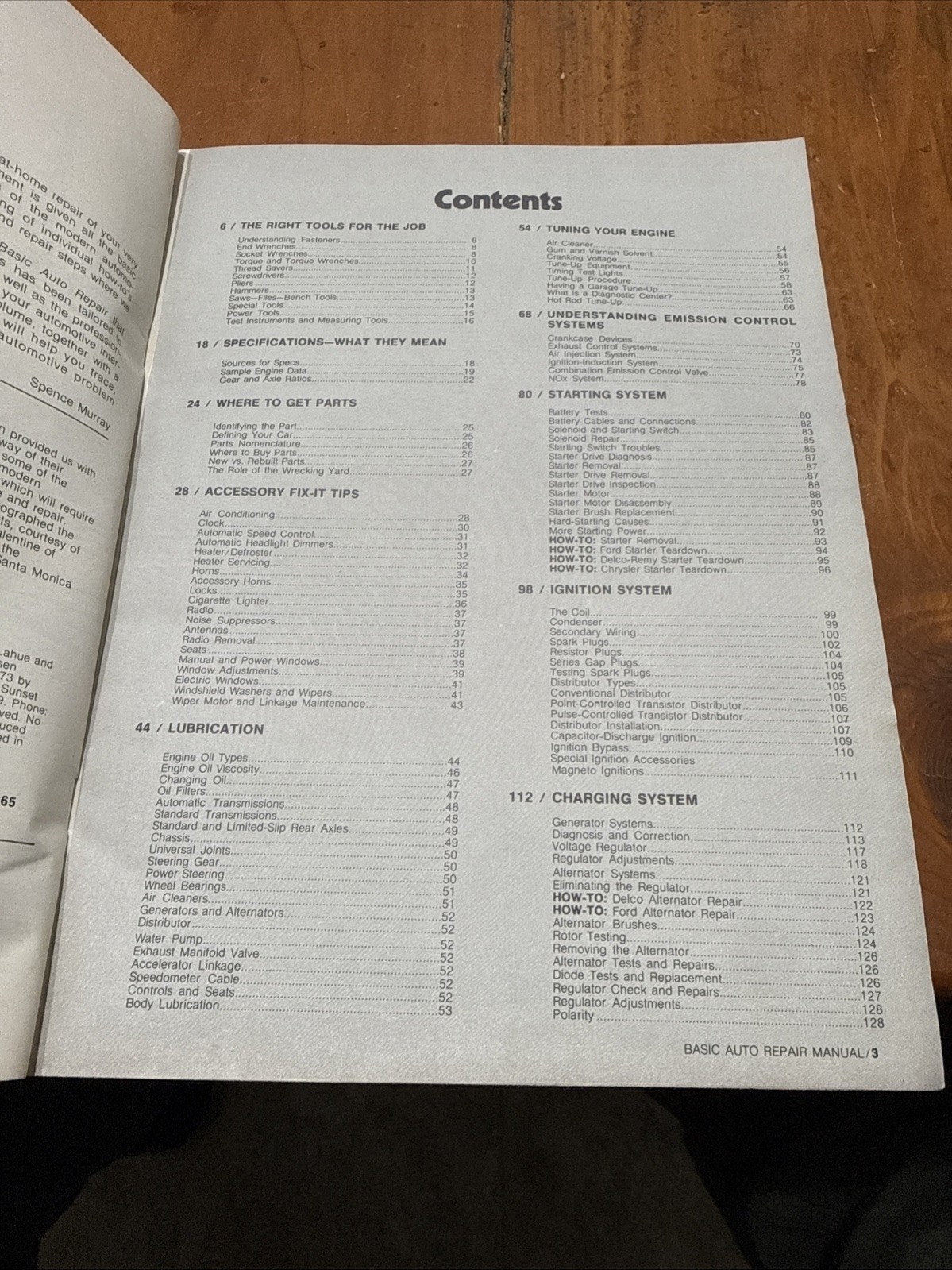 1973 Petersen’s Basic Auto Repair Manual Book Custom Racing Hot Rod Library