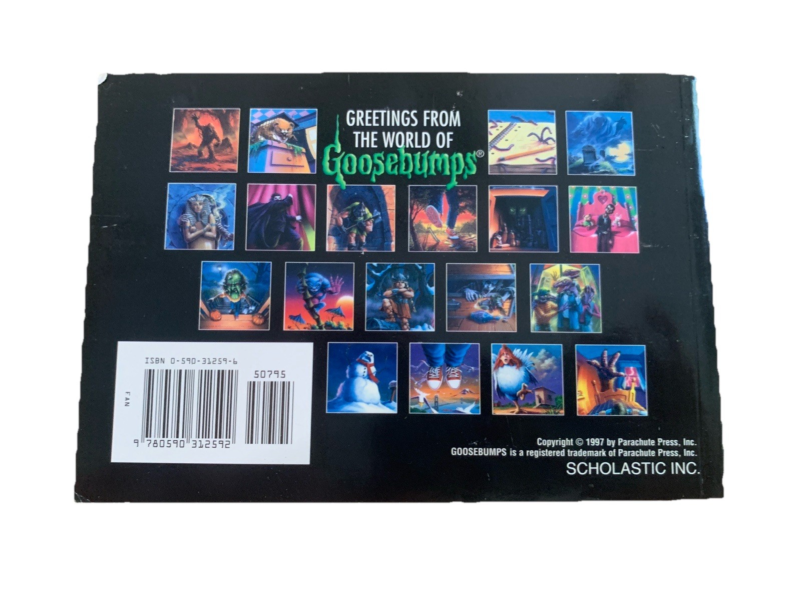 1997 R. L. Stine Goosebumps Postcard Book II (All 30 postcards included)