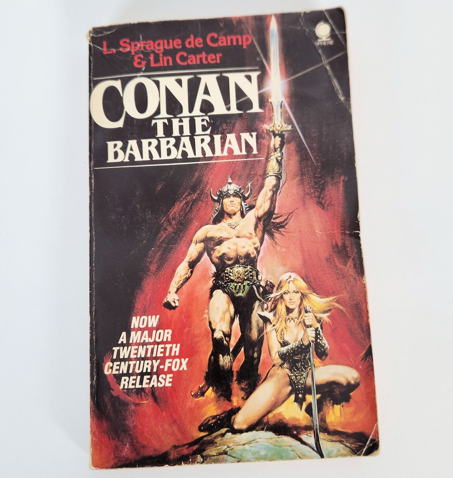 Conan the Barbarian 1982 Movie Tie-In UK Printing Vintage Paperback Fair Conditn