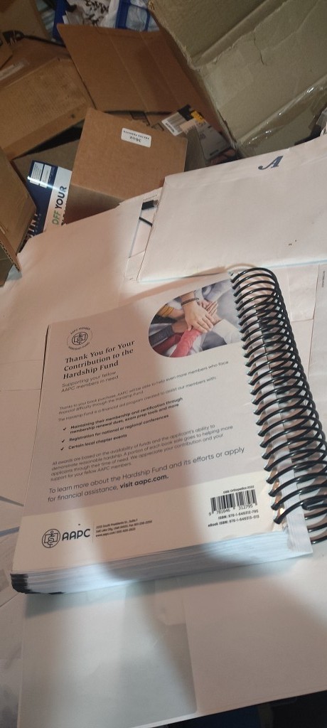 2022 AAPC coders specialty guide orthopedics volume 1 book