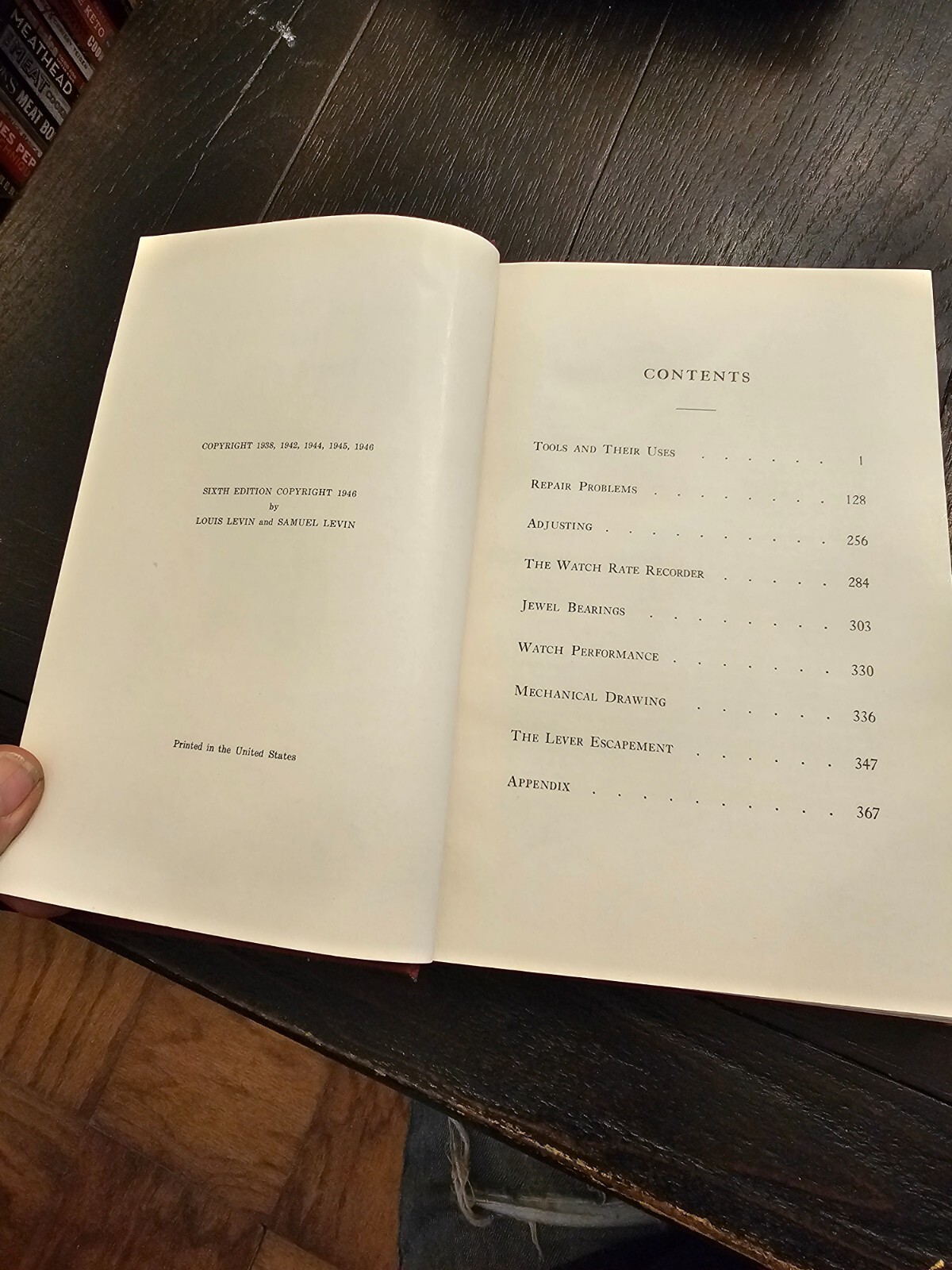 Practical Benchwork for Horologists Handbook Watchmaker 6th Edition 1946 Levin18