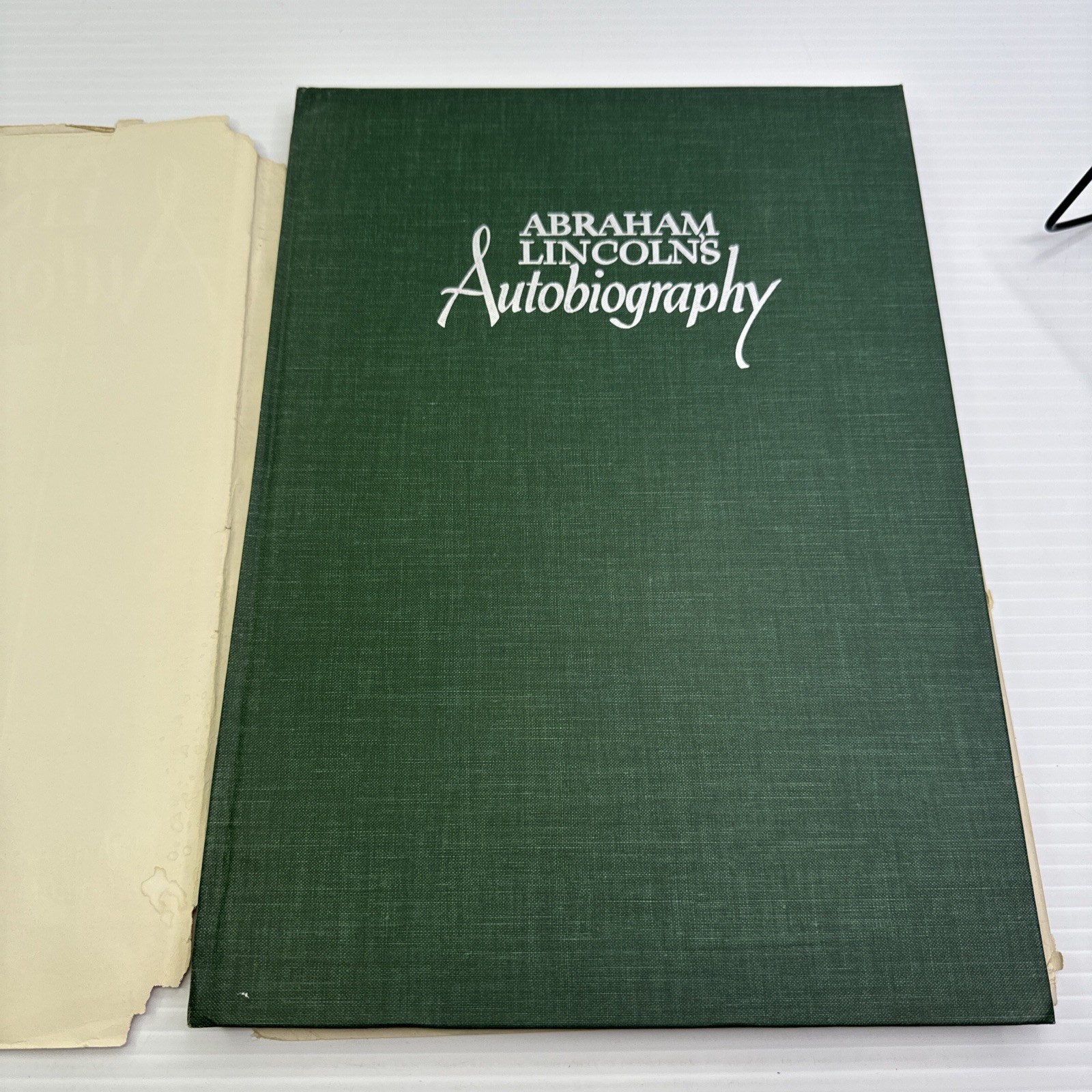 Abraham Lincoln’s Autobiography Robert Dale Richardson 1952 HC Beacon Press