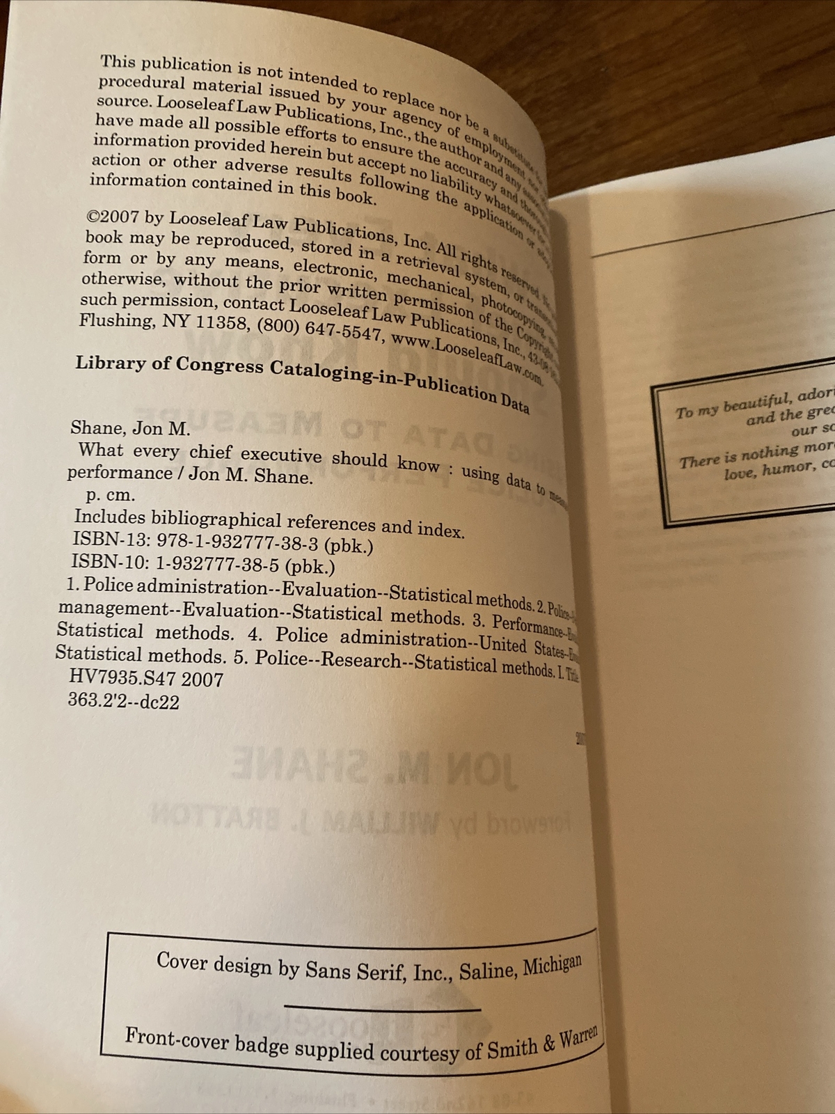 What Every Executive Should Know by Jon M. Shane Paperback with CD VG