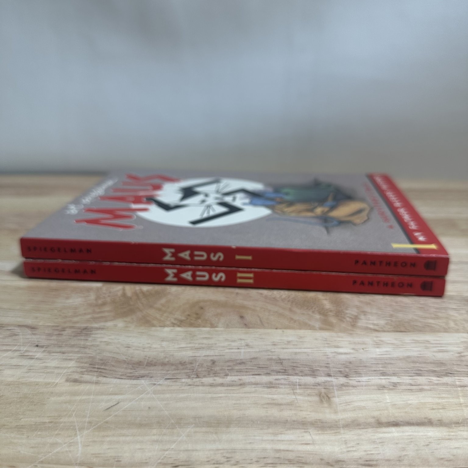 Maus I & II Art Spiegelman Graphic Novel Holocaust Memoir Pantheon Box Set