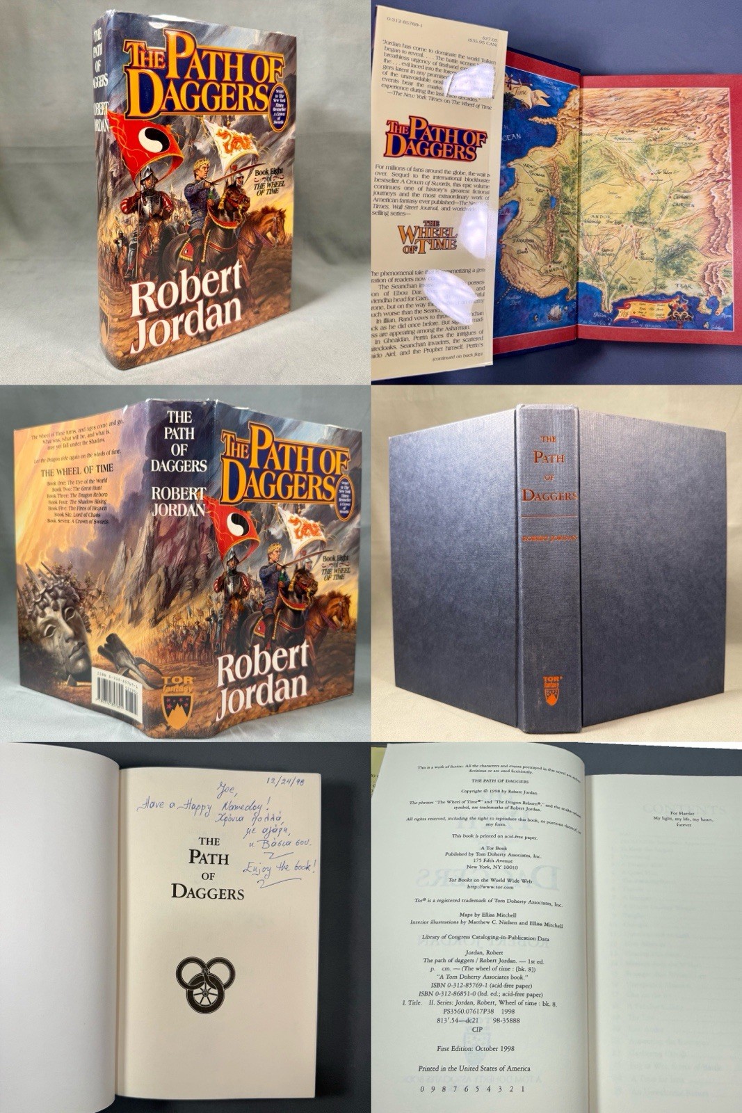 WHEEL OF TIME First Edition Set. 13 1st Prints. Hunt 2nd Print, Signed. Eye 3rd.
